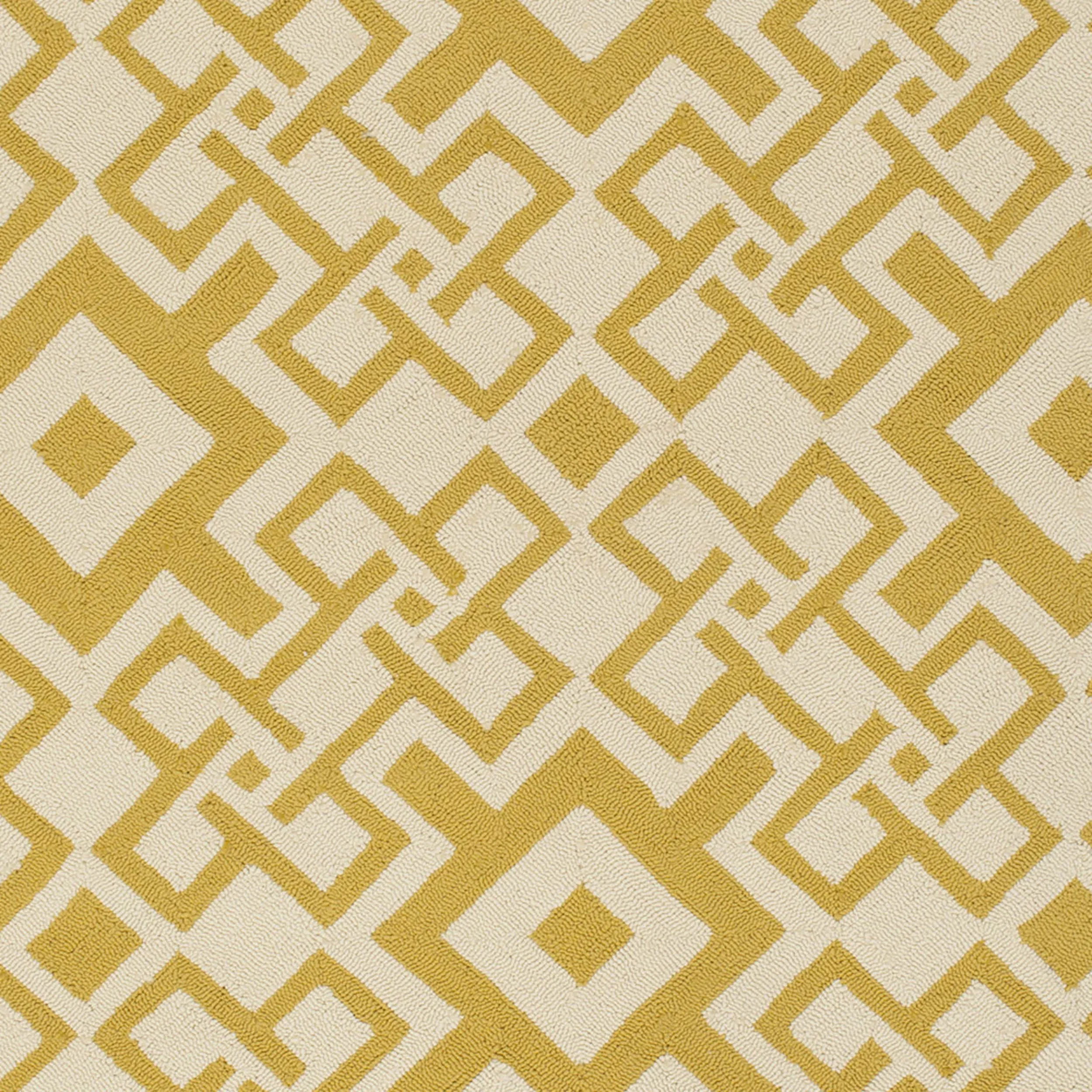 Hand-hooked Luke Geometric Area Rug