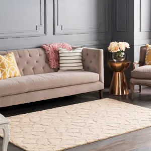 Hand-Loomed List Wool Rug