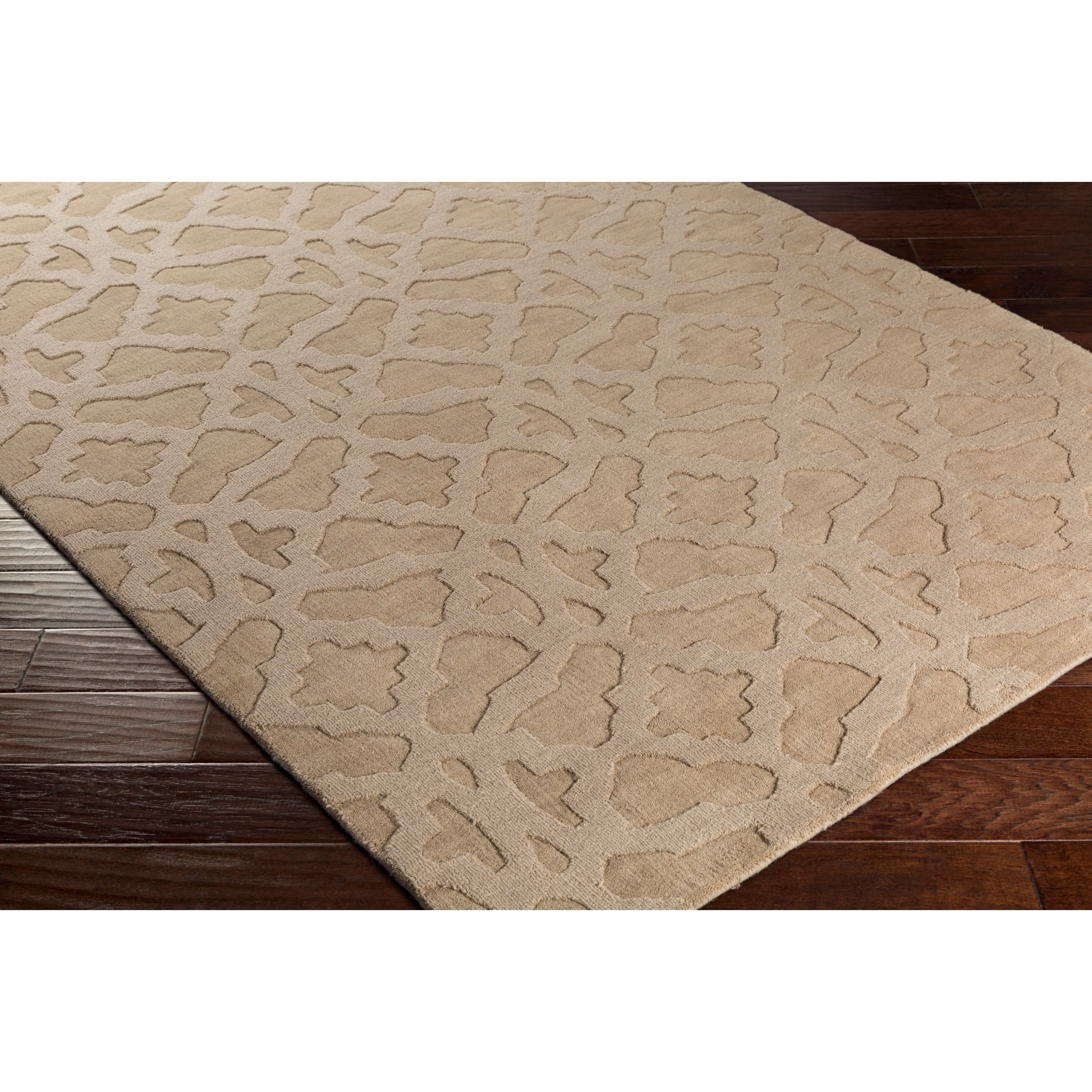 Hand-Loomed List Wool Rug