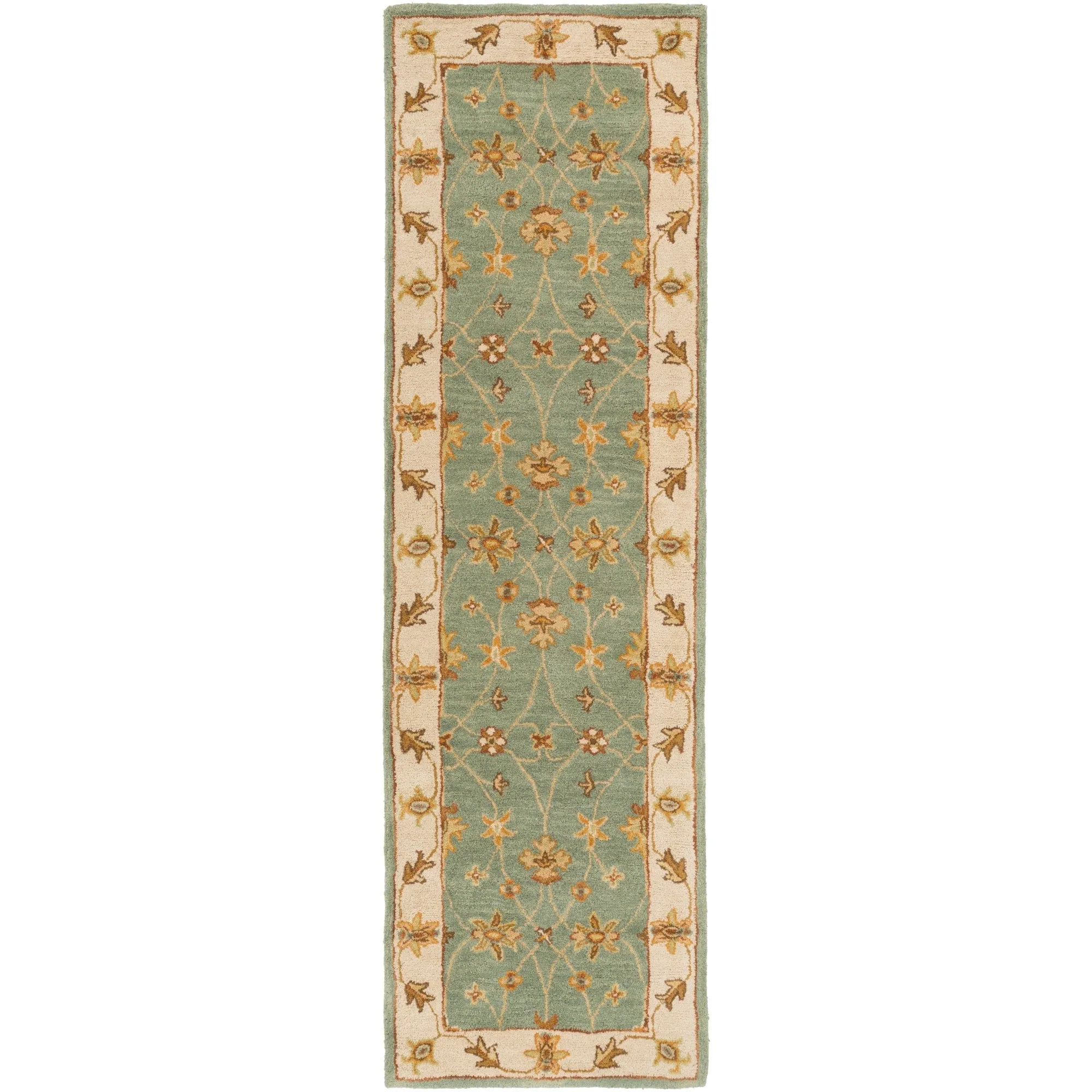 Hand-Tufted Isamu Bordered Wool Rug