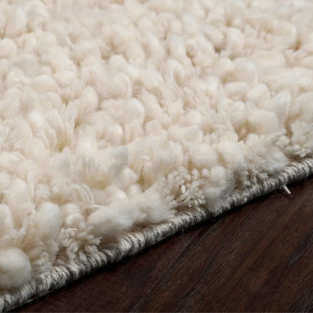 Hand-woven Edenbridge New Zealand Wool Plush Shag Area Rug - 2'6 x 8' Runner - 2' 6 x 8'