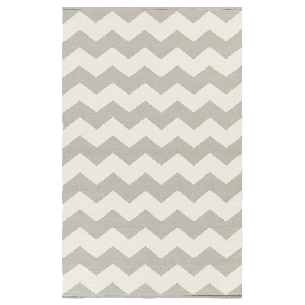 Hand-Woven Macy Chevron Cotton Rug