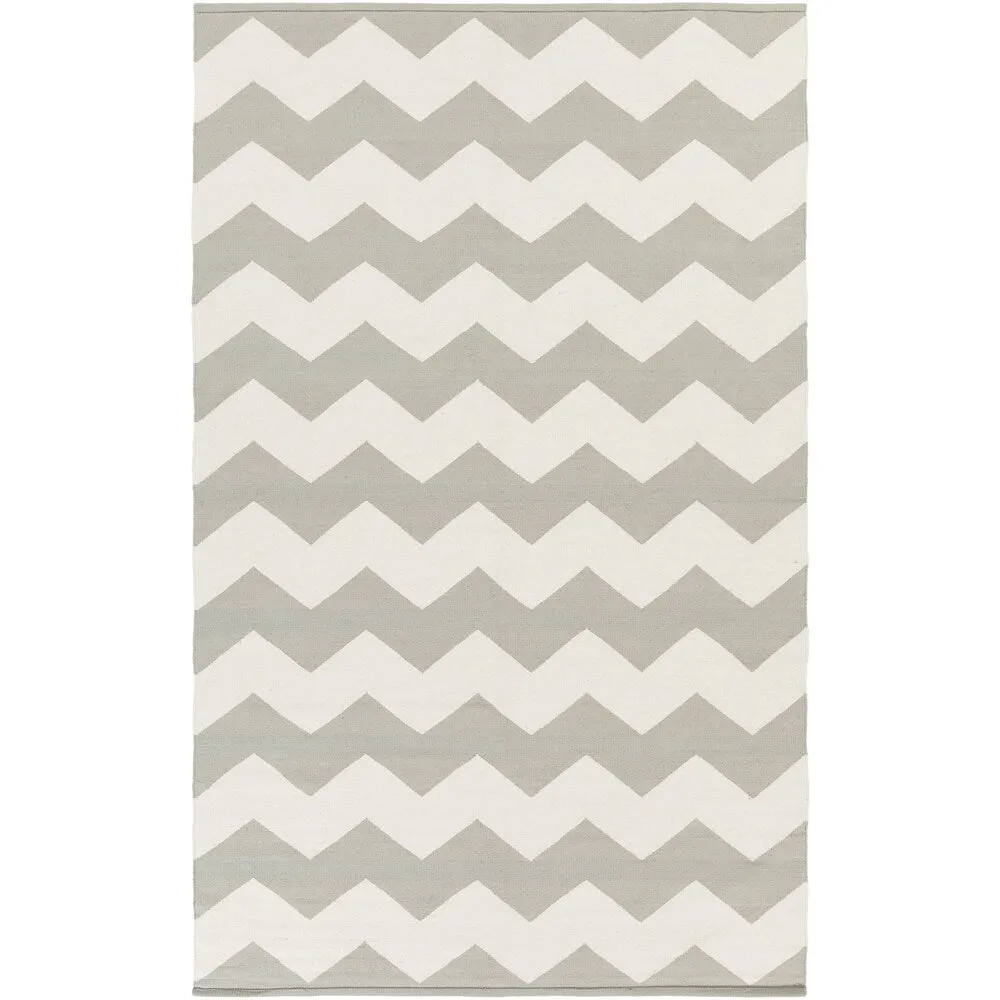 Hand-Woven Macy Chevron Cotton Rug