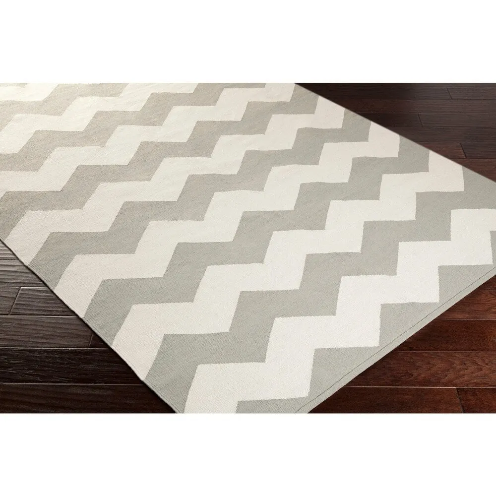 Hand-Woven Macy Chevron Cotton Rug