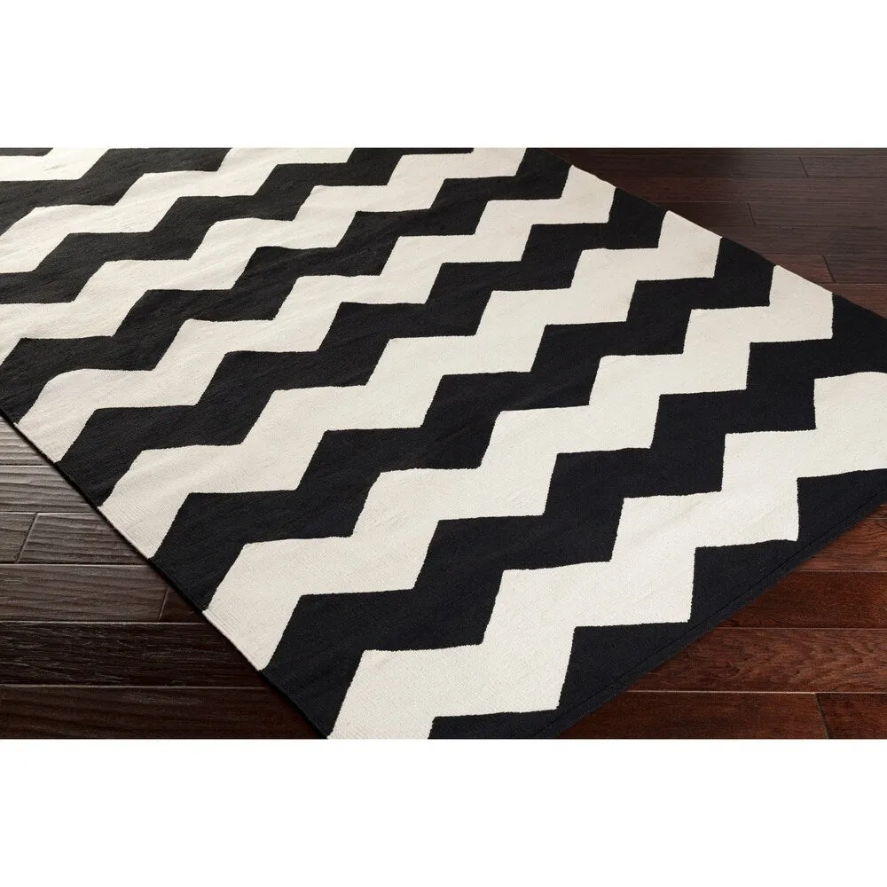 Hand-Woven Macy Chevron Cotton Rug