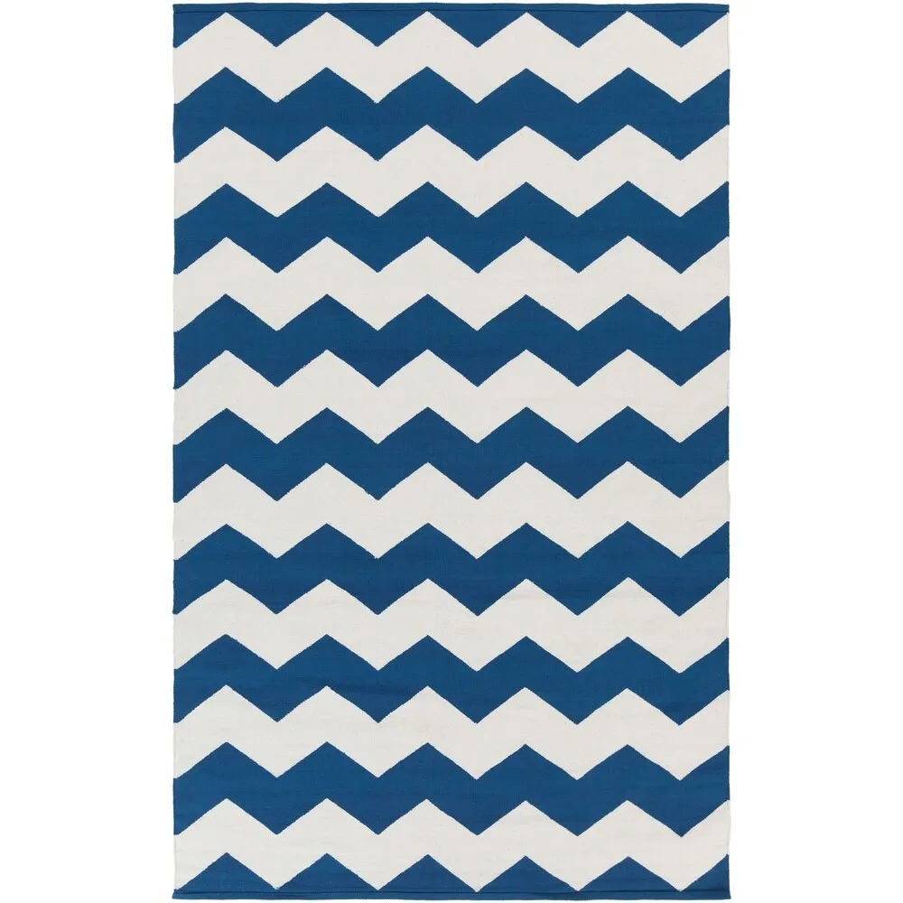 Hand-Woven Macy Chevron Cotton Rug