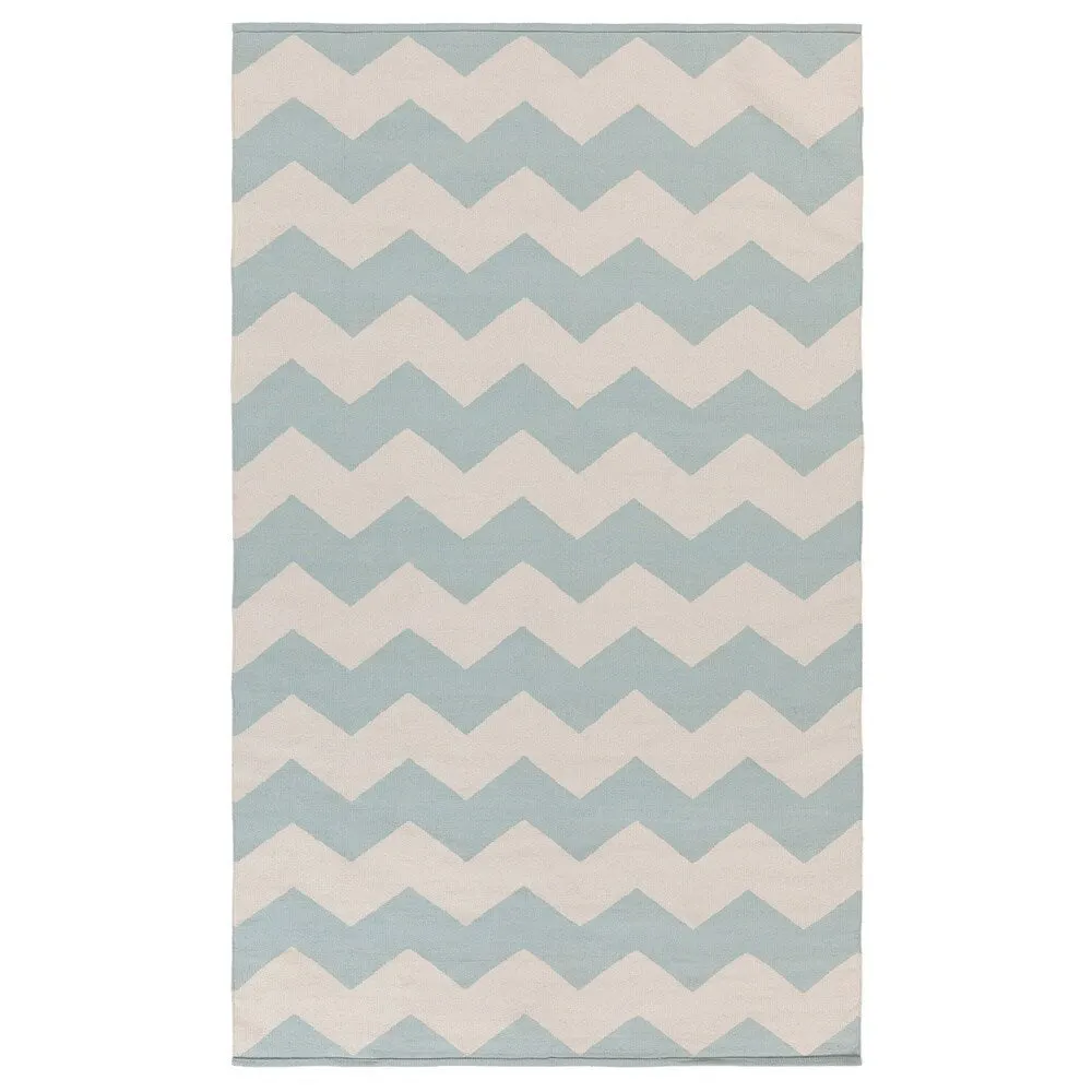 Hand-Woven Macy Chevron Cotton Rug