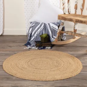 Harlow Jute Round Rug - 3' x 3'