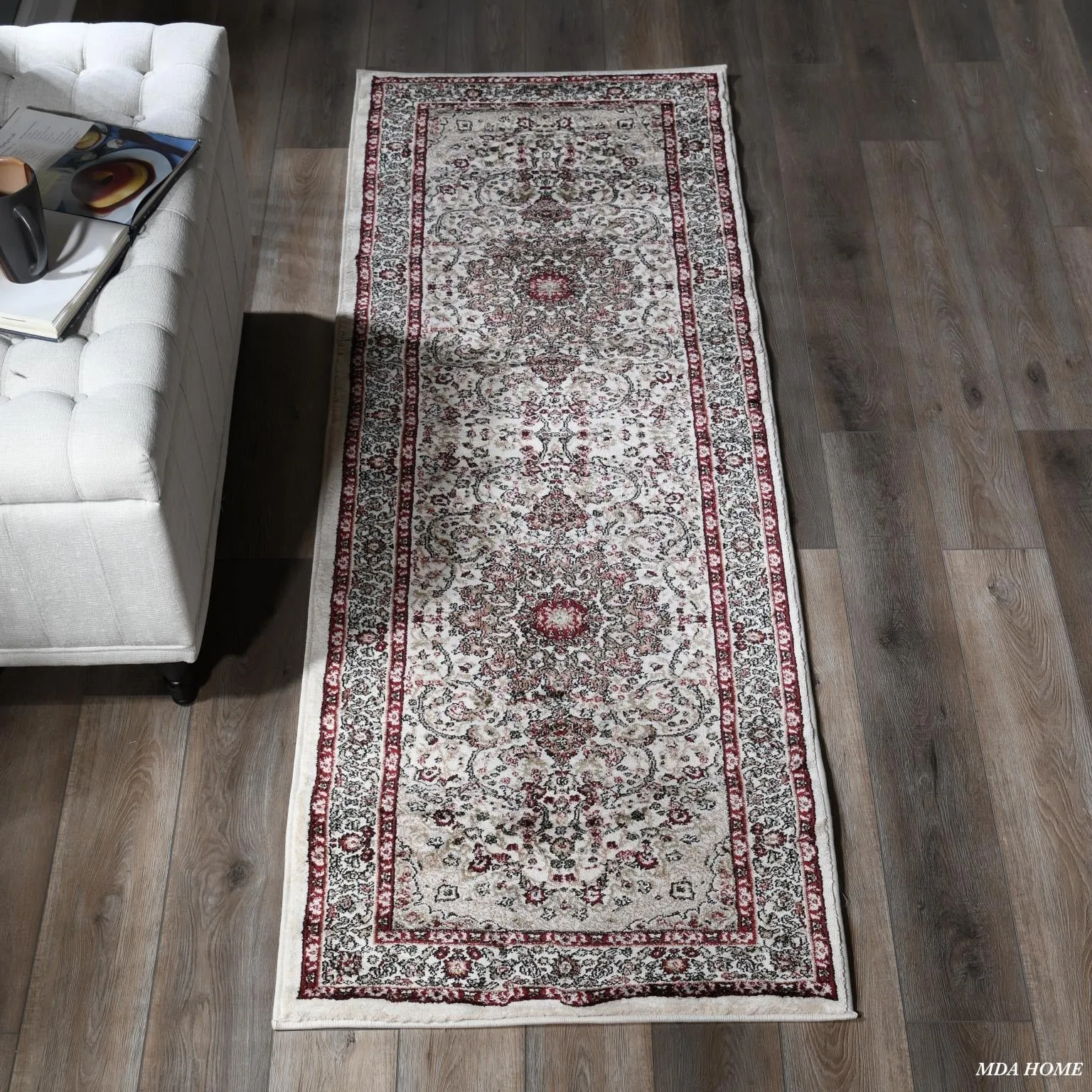 Hollywood Collection Floral Area Rug