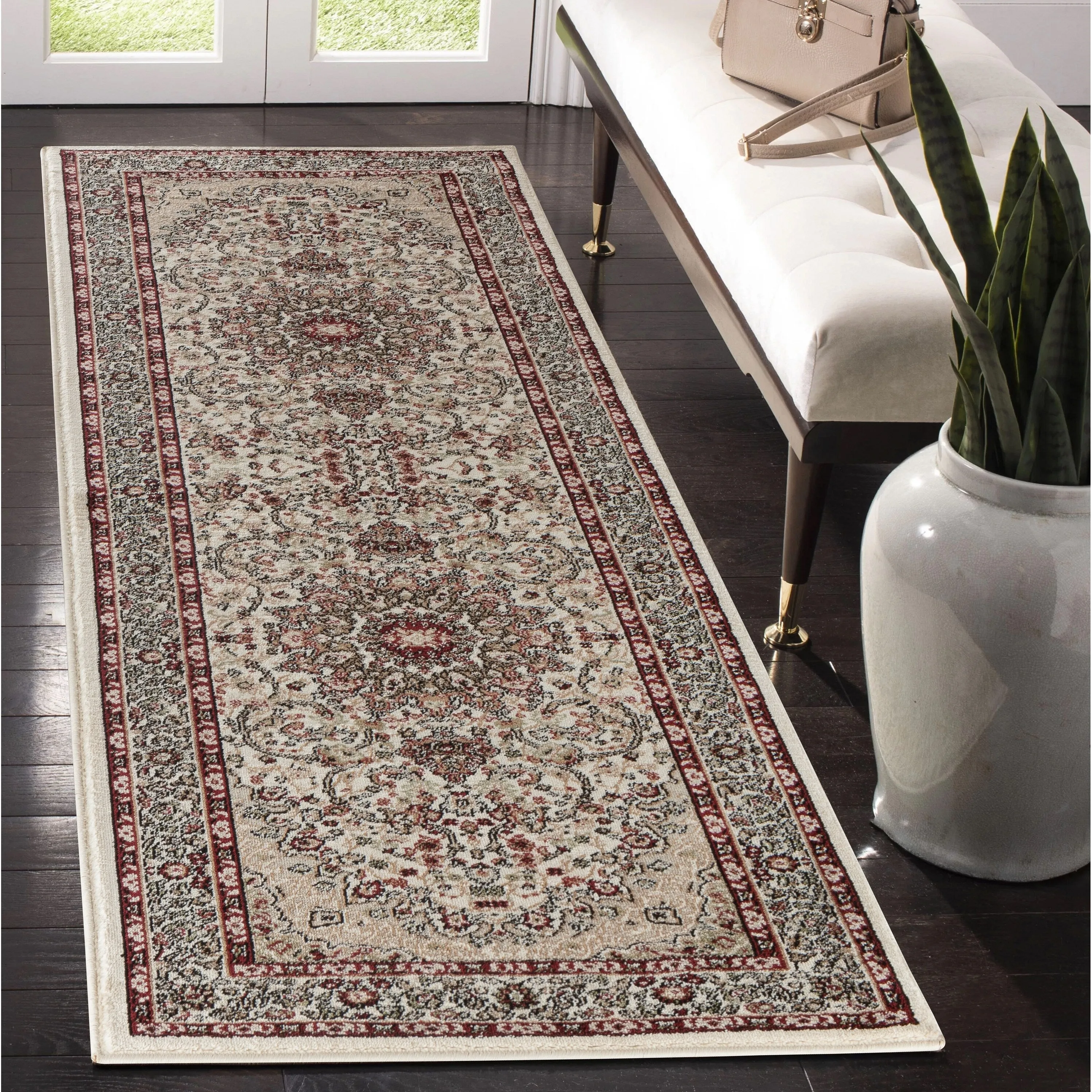 Hollywood Collection Floral Area Rug