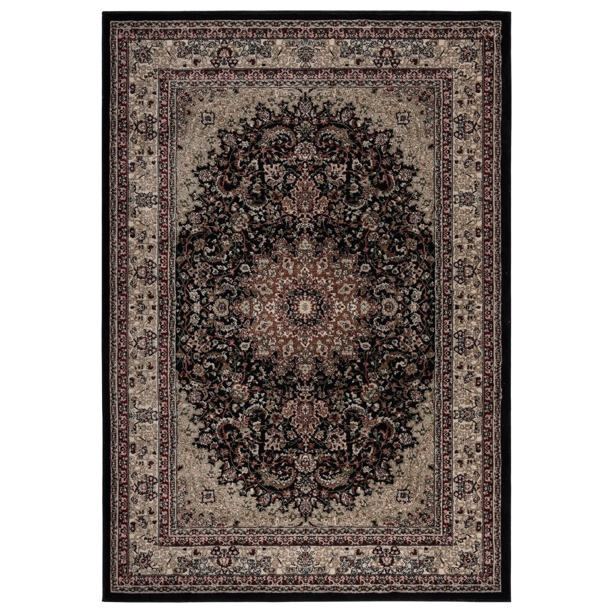 Hollywood Collection Floral Area Rug
