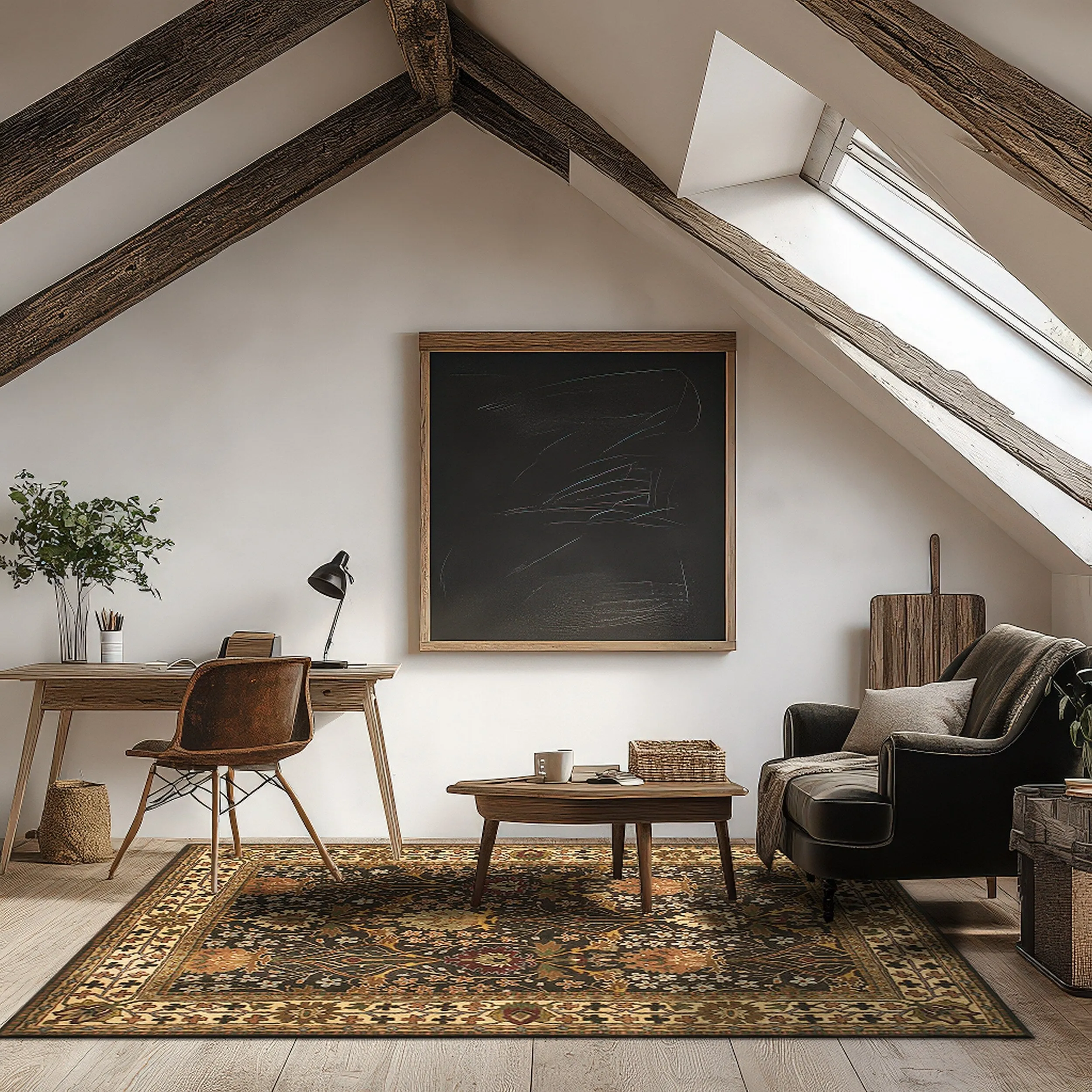 Home Decor Brown Hand-Tufted Wool Morris Rug by EORC Luxurious and Stylish Area Rug for Adding Warmth and Timeless Elegance