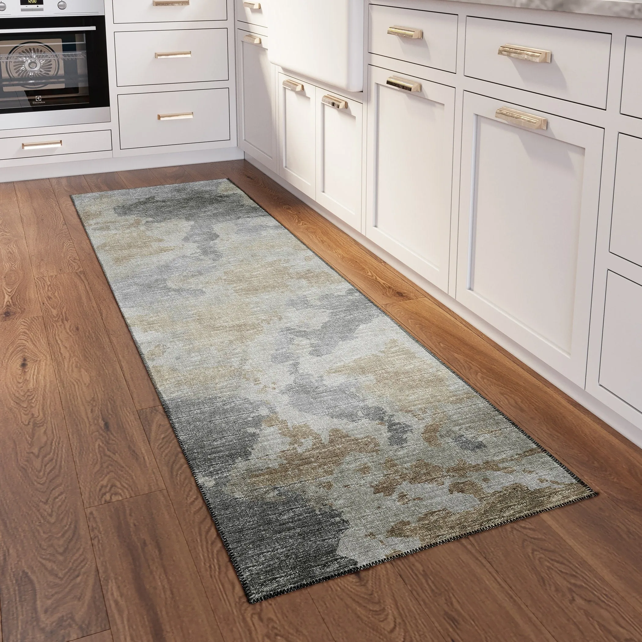 Indoor/ Outdoor Accord Modern Polyester Washable Rug New