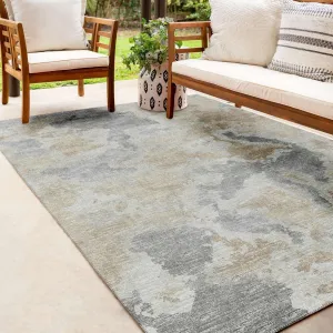 Indoor/ Outdoor Accord Modern Polyester Washable Rug New