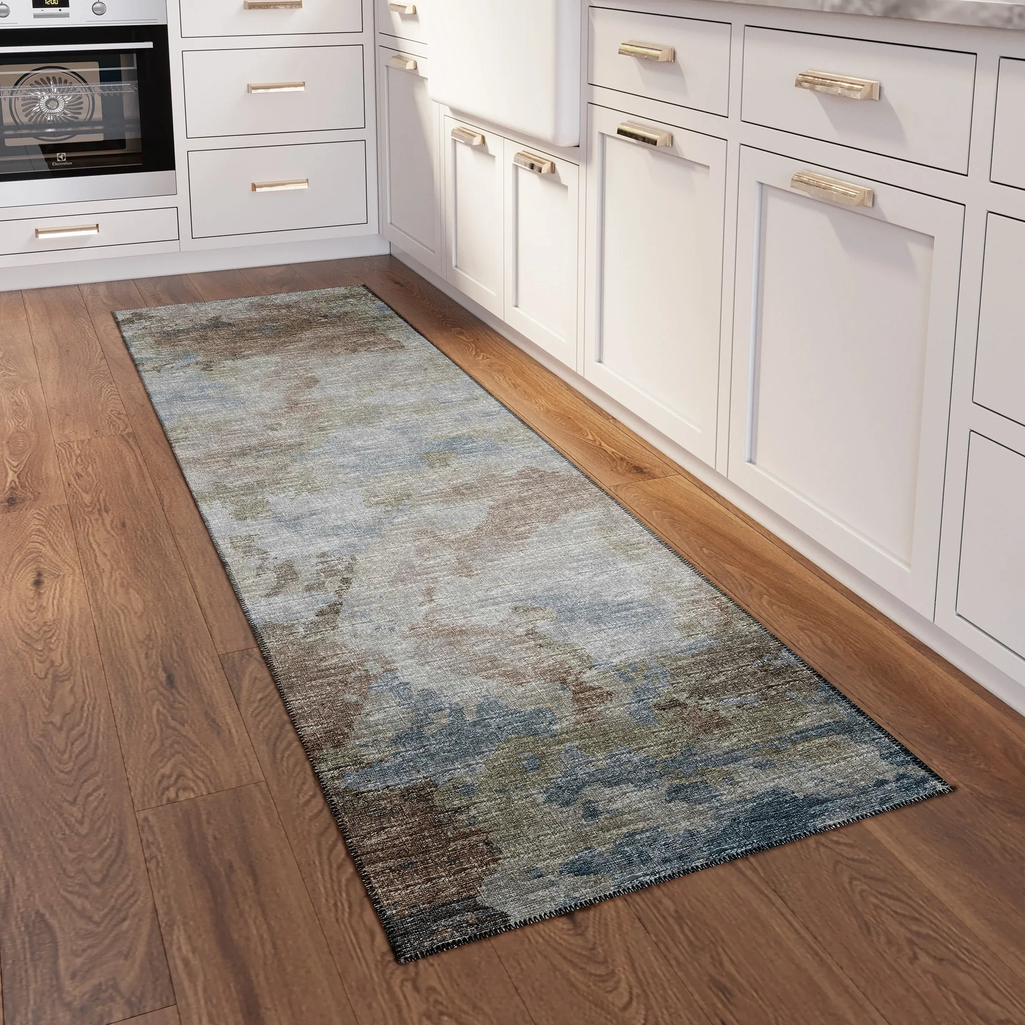 Indoor/ Outdoor Accord Modern Polyester Washable Rug New