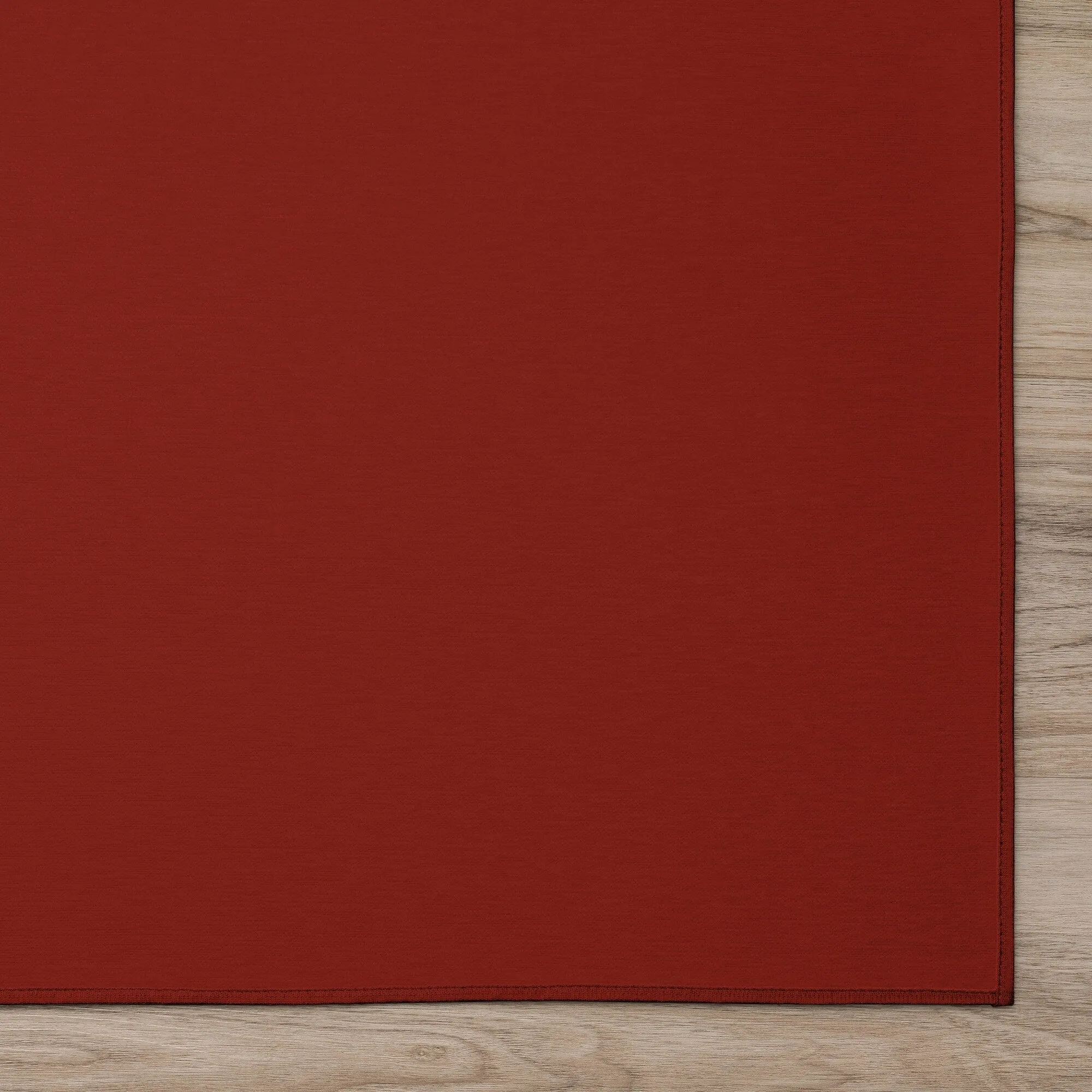Indoor/ Outdoor Cozy Winter Red Washable Merry Christmas Rug