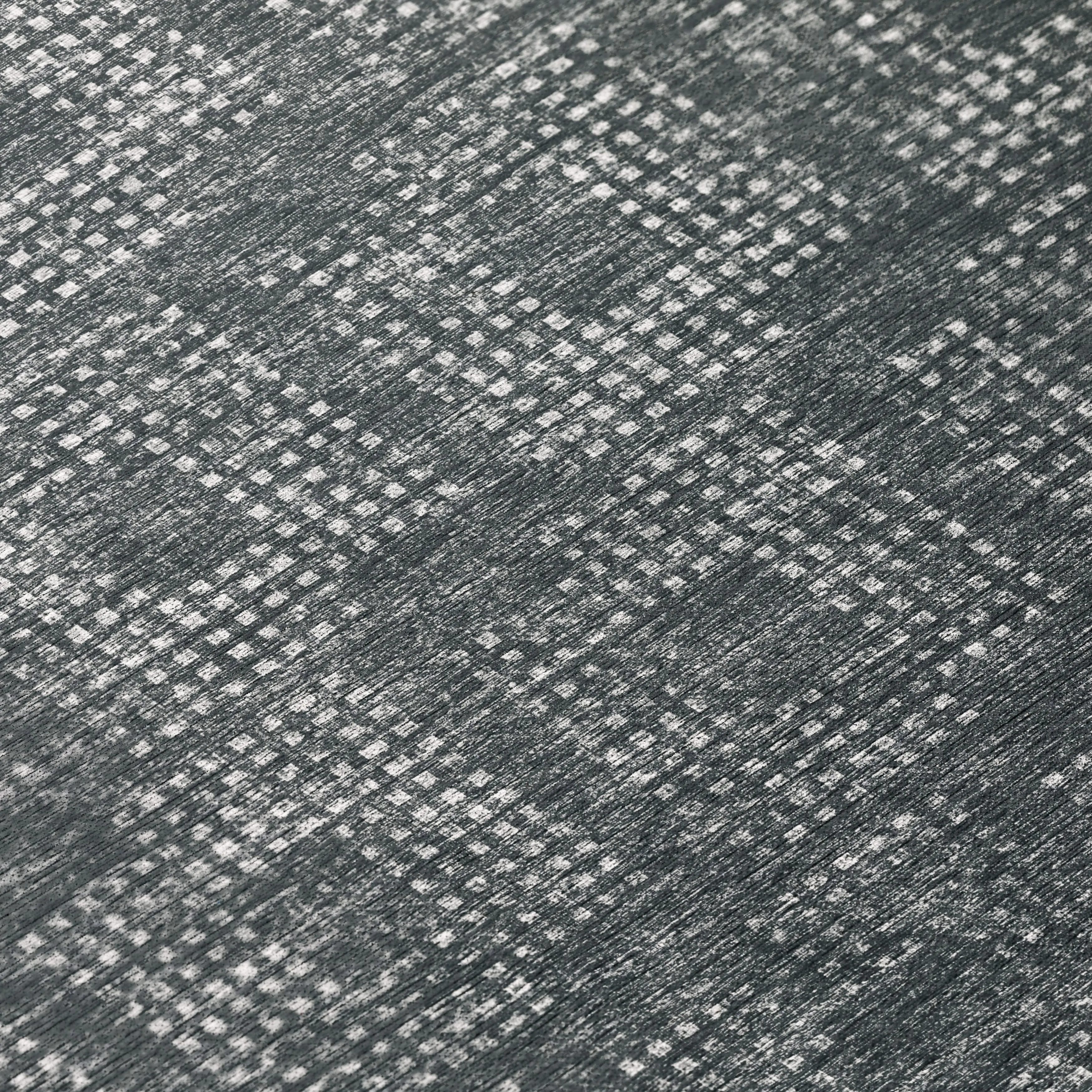 Indoor/ Outdoor Eleanor Modern Houndstooth Washable Rug