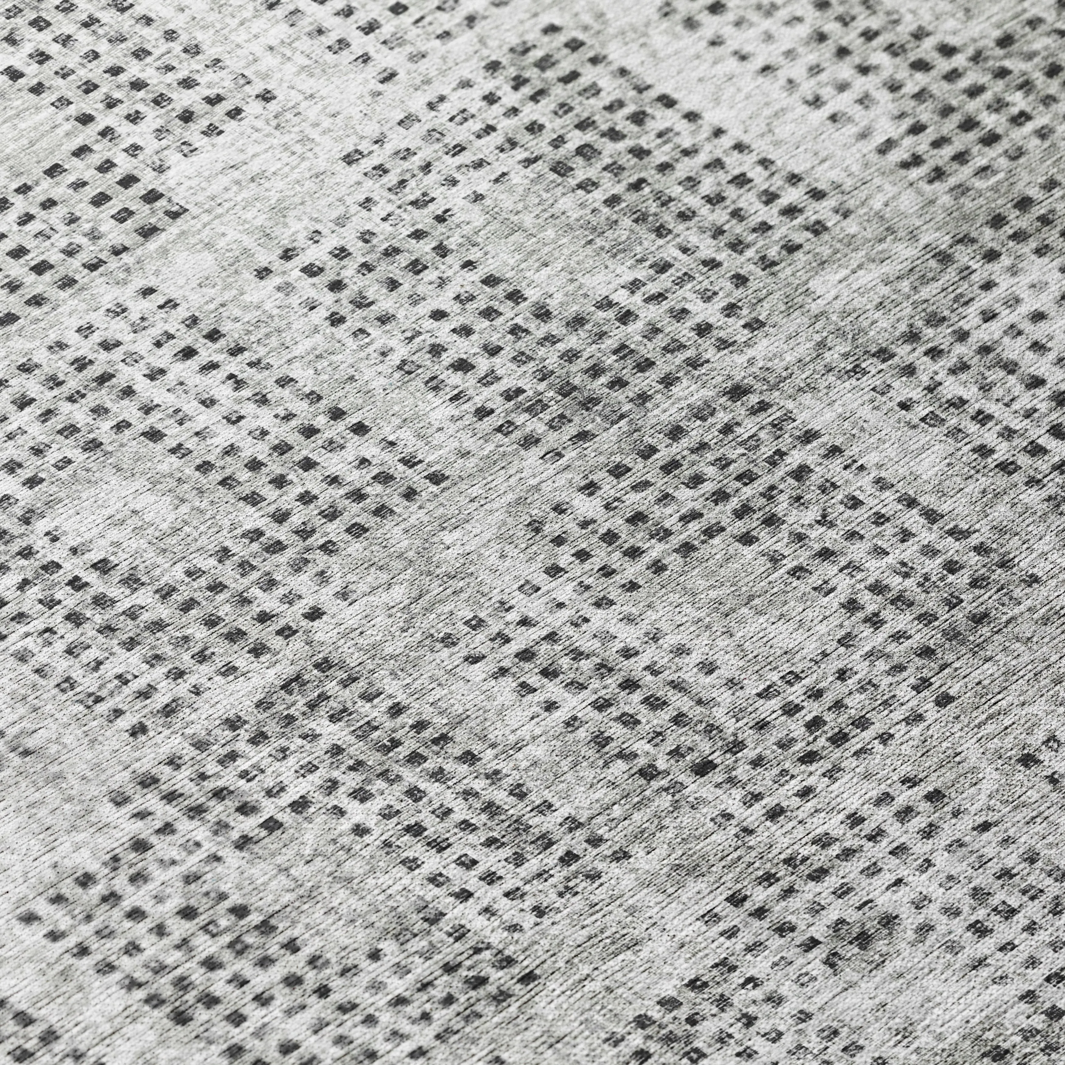 Indoor/ Outdoor Eleanor Modern Houndstooth Washable Rug