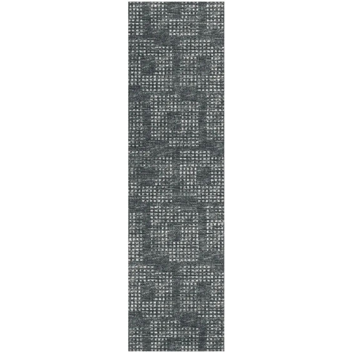 Indoor/ Outdoor Eleanor Modern Houndstooth Washable Rug