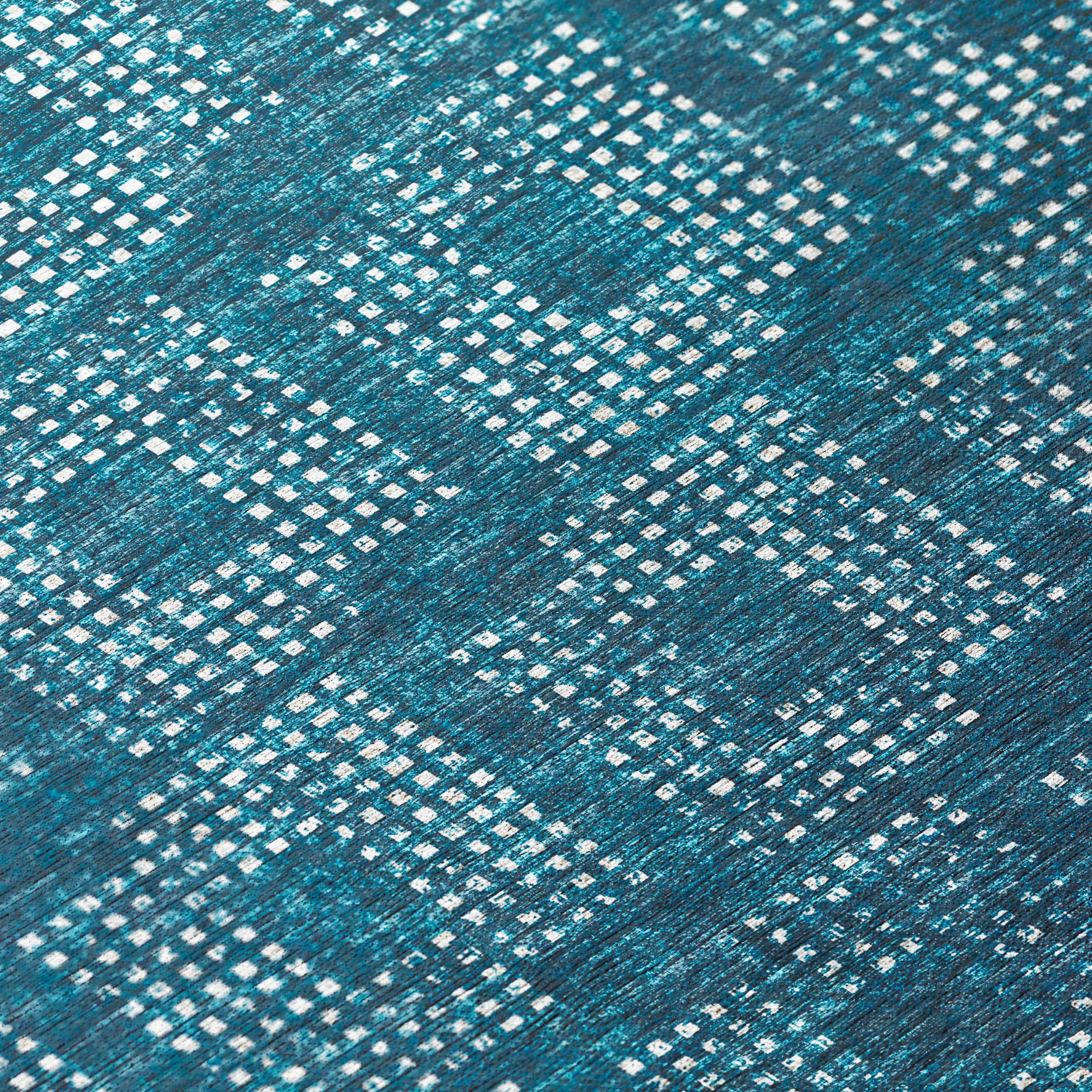 Indoor/ Outdoor Eleanor Modern Houndstooth Washable Rug