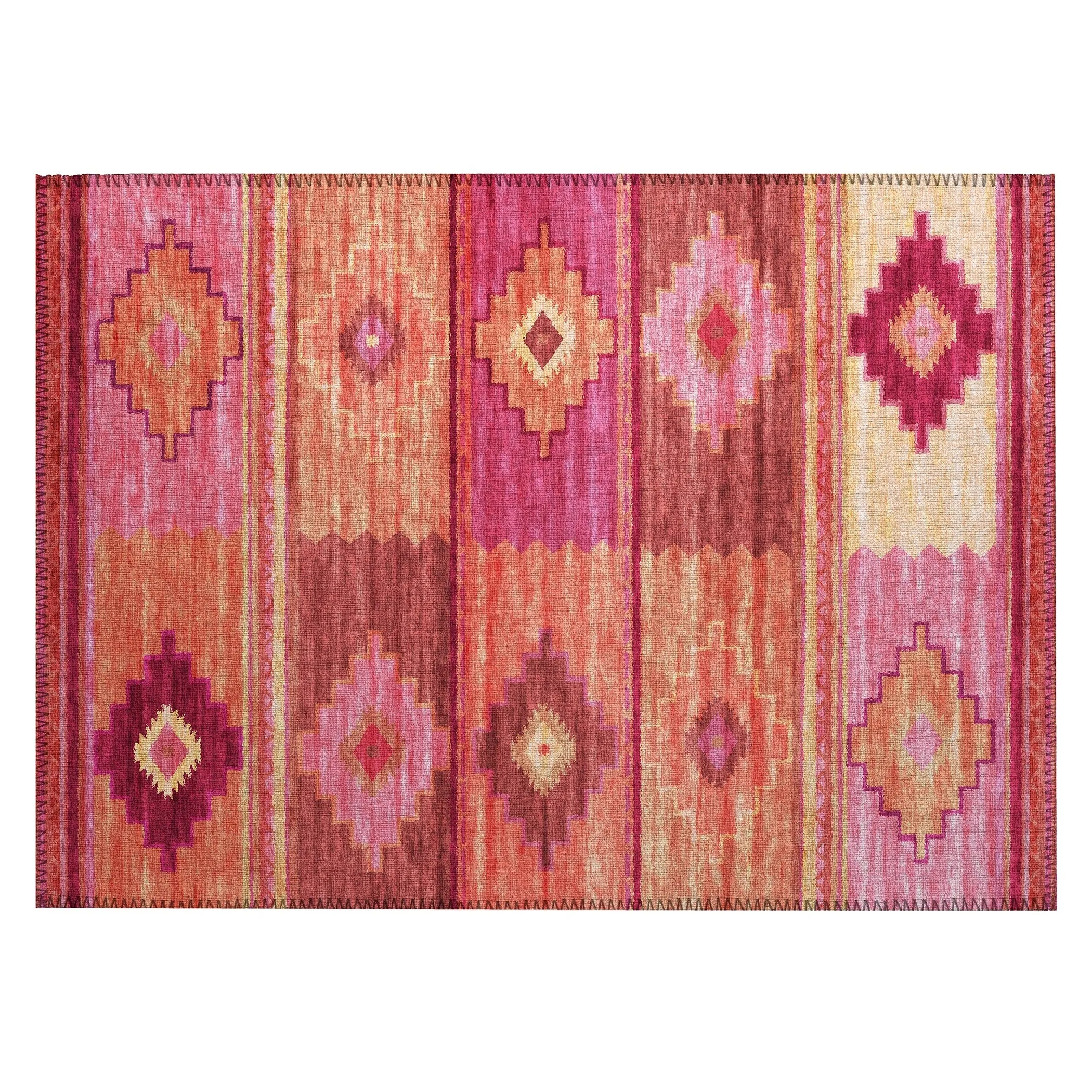Indoor/ Outdoor Sonora Boho Medallions Washable Rug