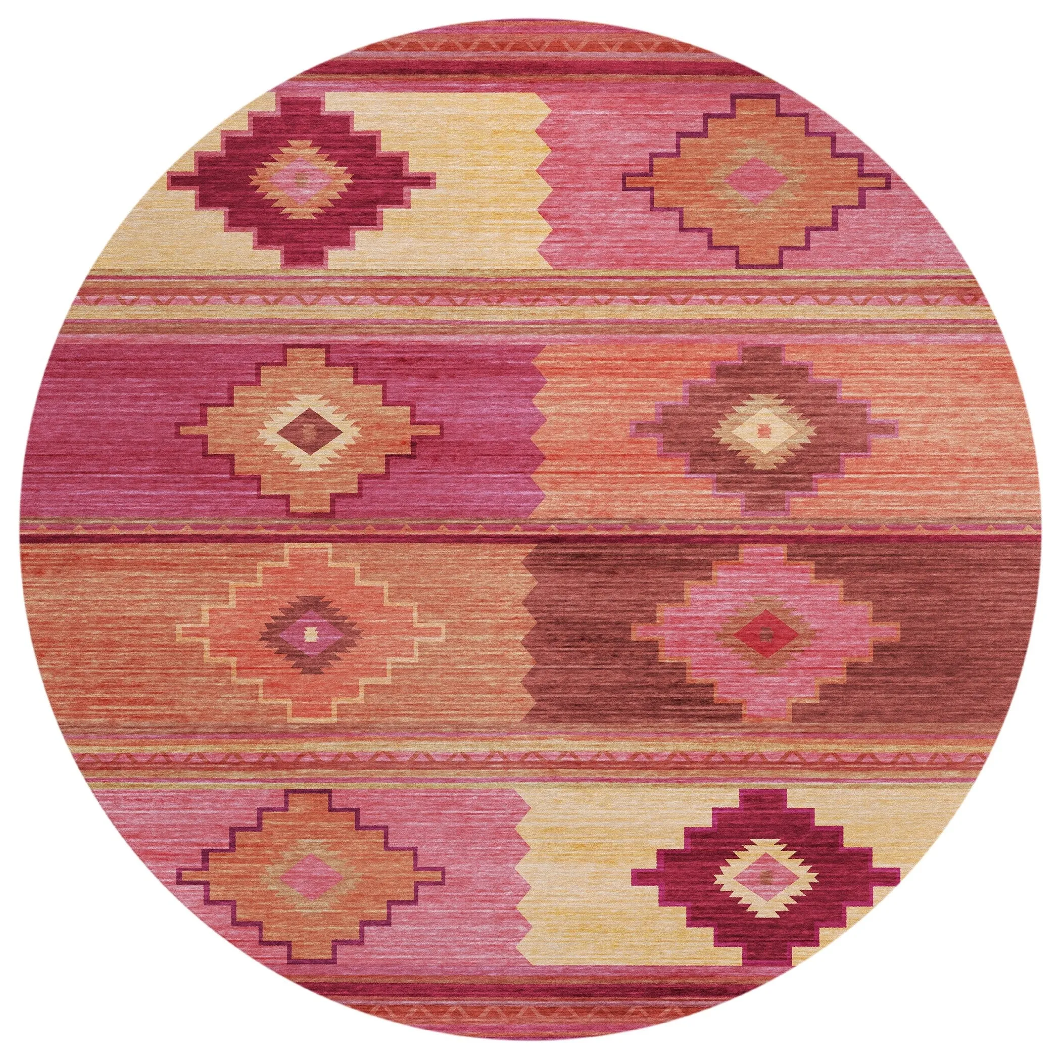 Indoor/ Outdoor Sonora Boho Medallions Washable Rug
