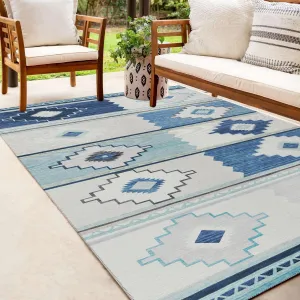 Indoor/ Outdoor Sonora Boho Medallions Washable Rug