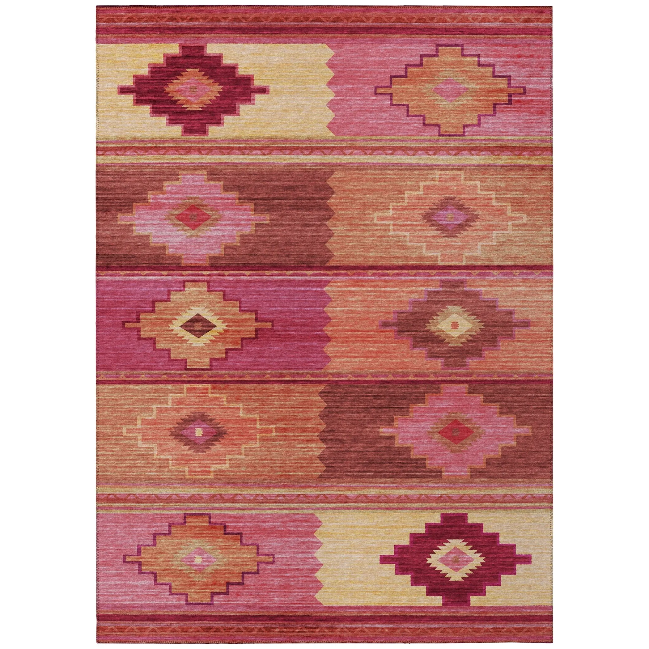 Indoor/ Outdoor Sonora Boho Medallions Washable Rug
