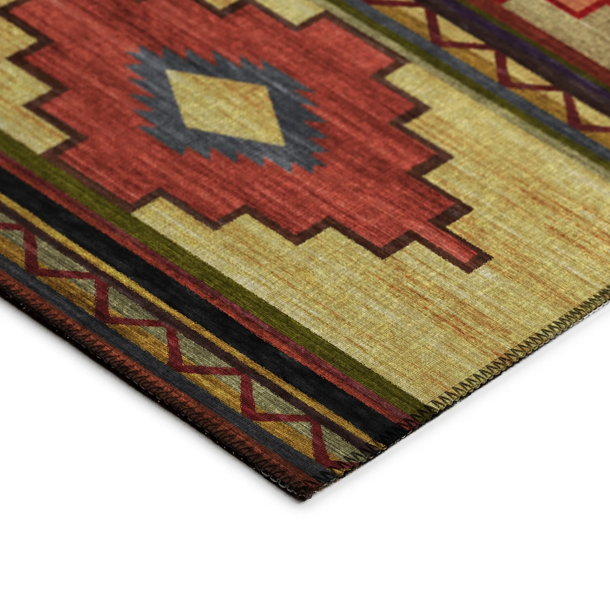 Indoor/ Outdoor Sonora Boho Medallions Washable Rug