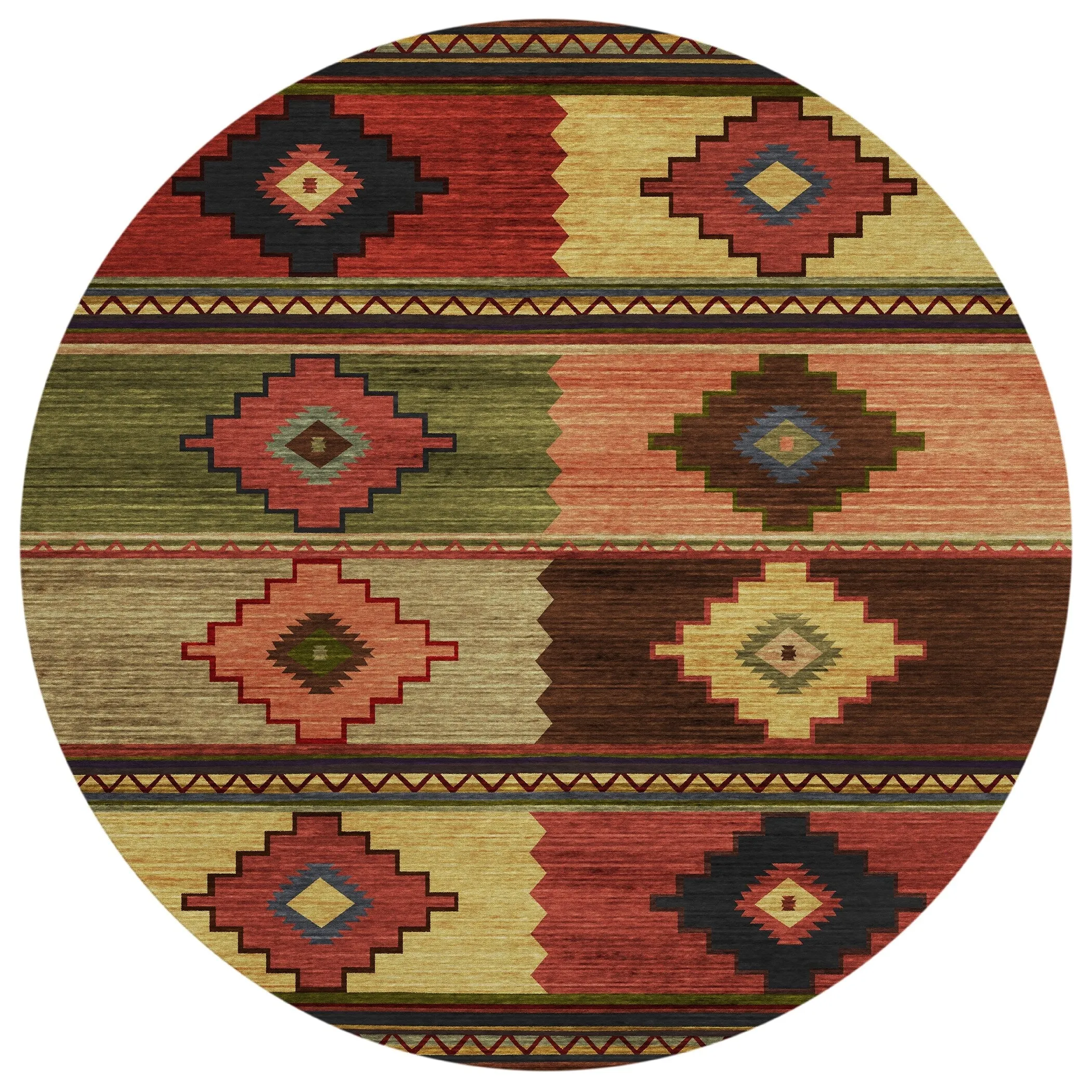 Indoor/ Outdoor Sonora Boho Medallions Washable Rug