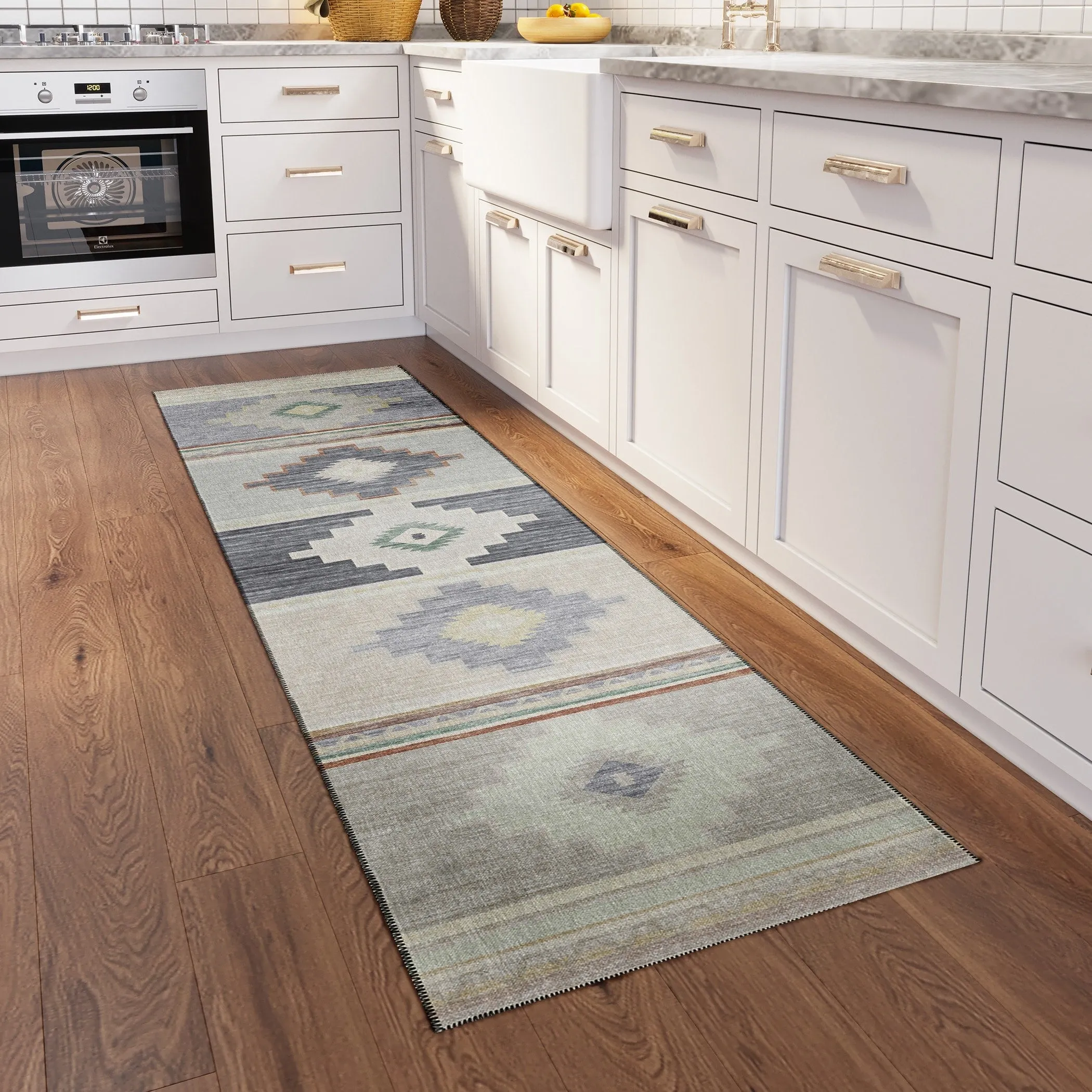 Indoor/ Outdoor Sonora Boho Medallions Washable Rug