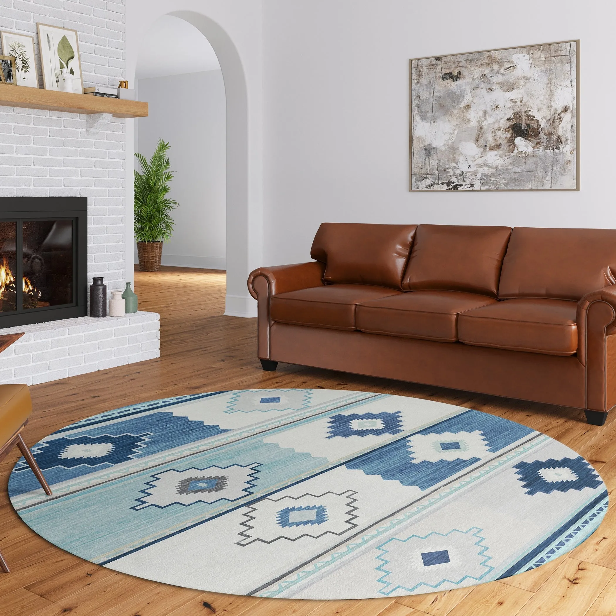 Indoor/ Outdoor Sonora Boho Medallions Washable Rug