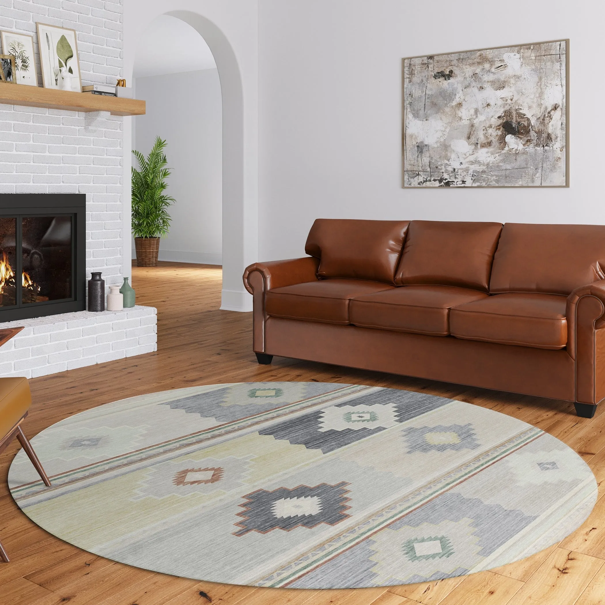 Indoor/ Outdoor Sonora Boho Medallions Washable Rug