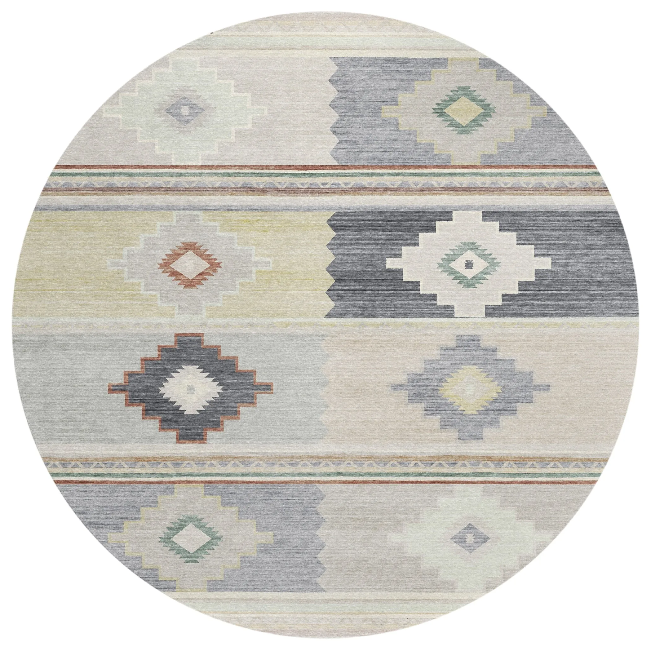 Indoor/ Outdoor Sonora Boho Medallions Washable Rug
