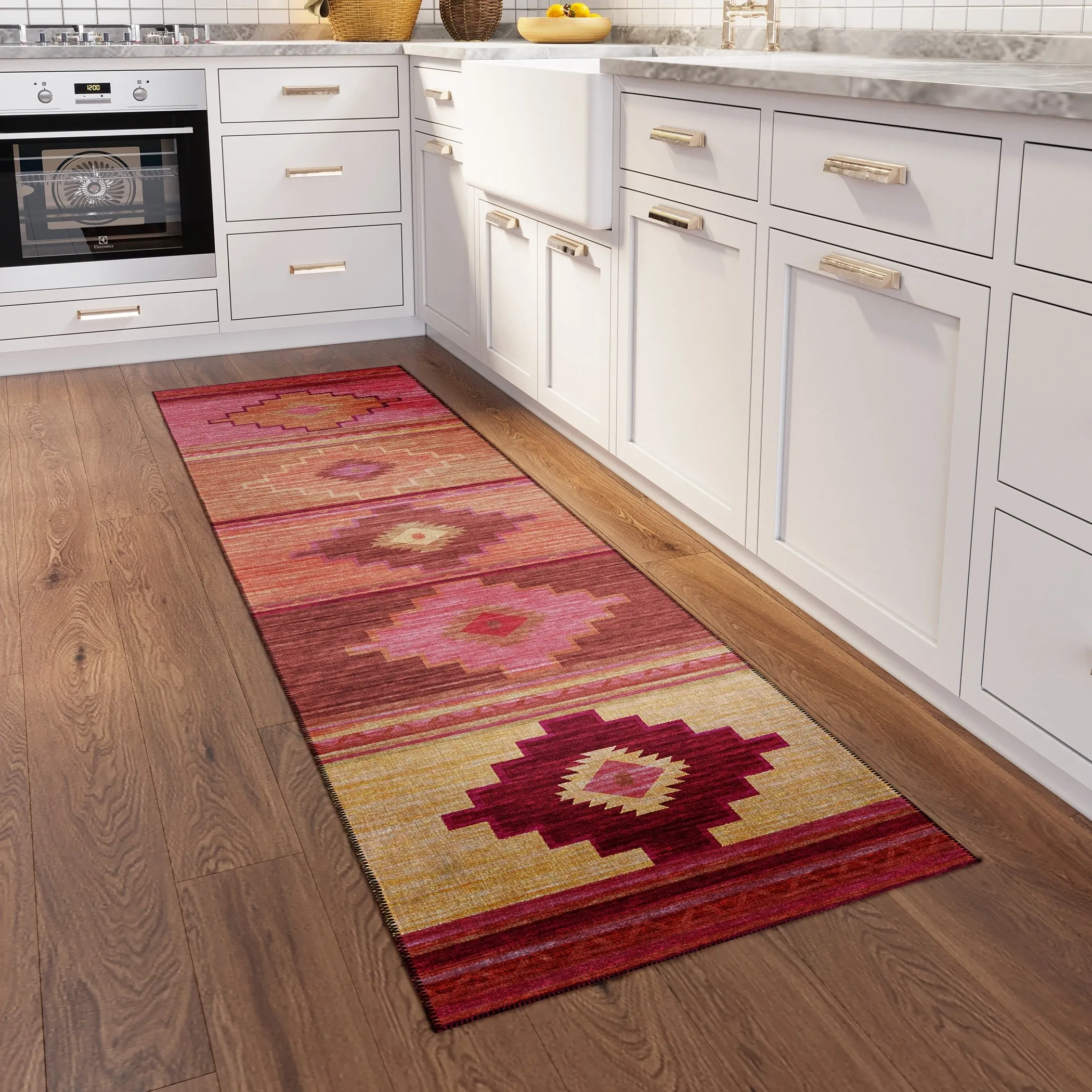 Indoor/ Outdoor Sonora Boho Medallions Washable Rug