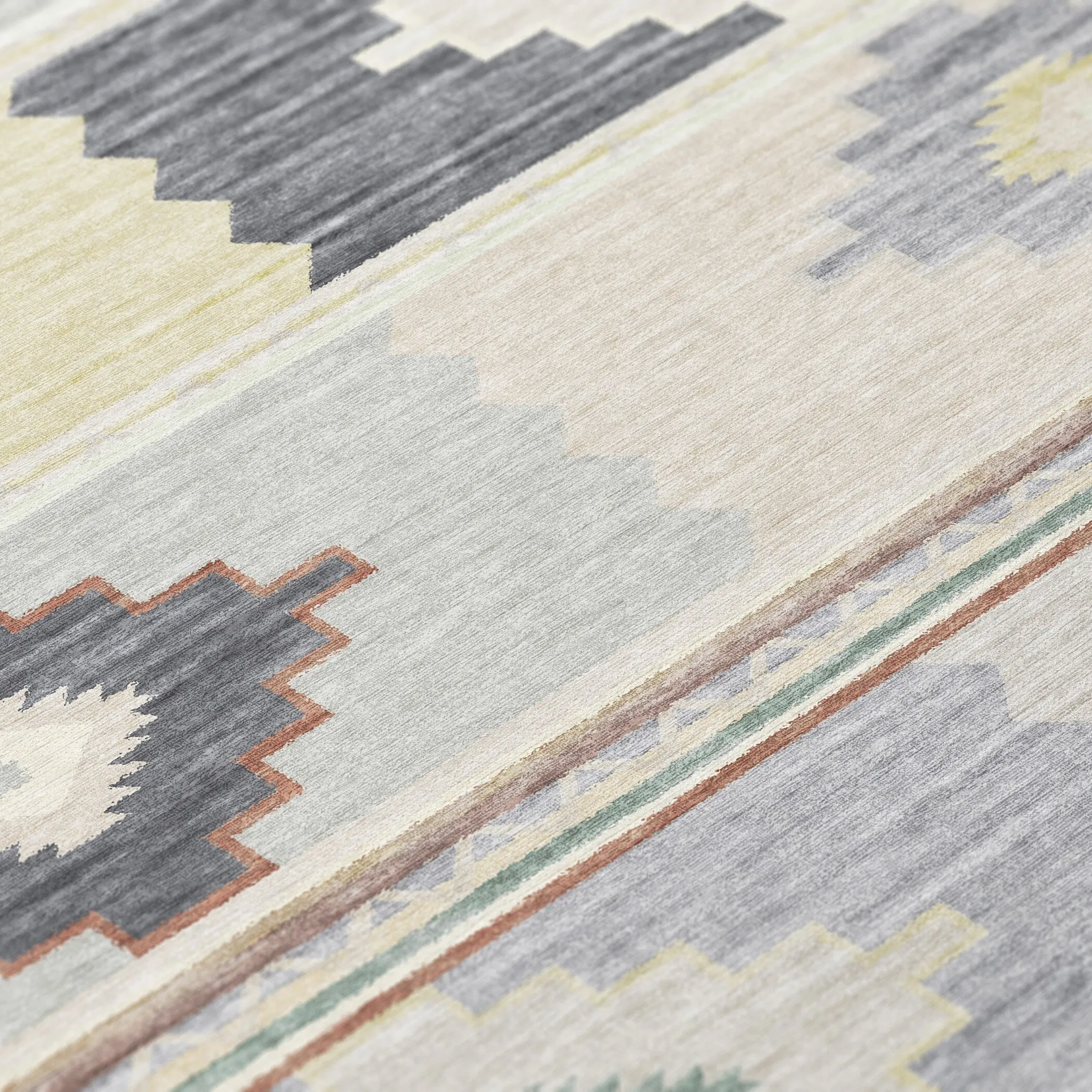 Indoor/ Outdoor Sonora Boho Medallions Washable Rug