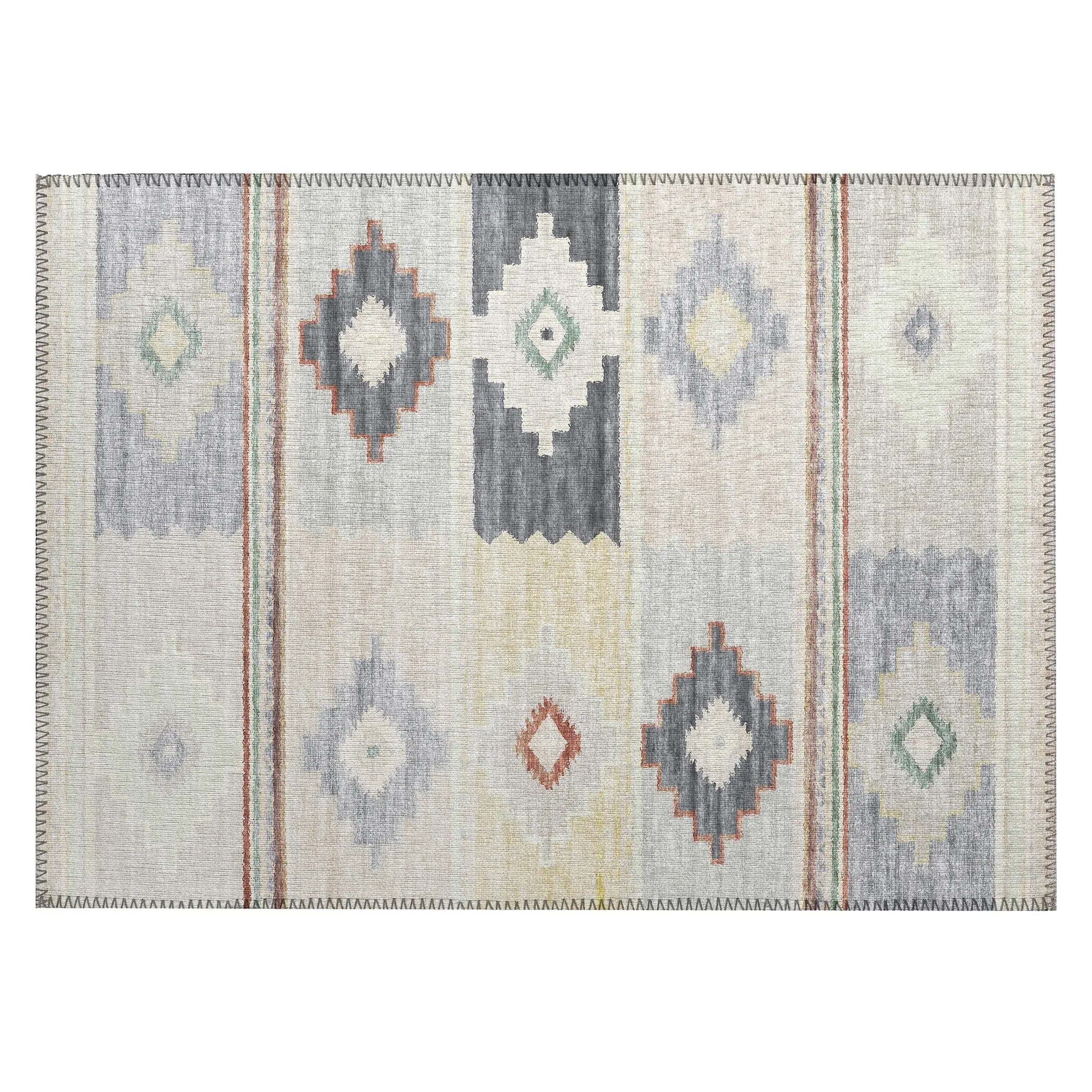 Indoor/ Outdoor Sonora Boho Medallions Washable Rug