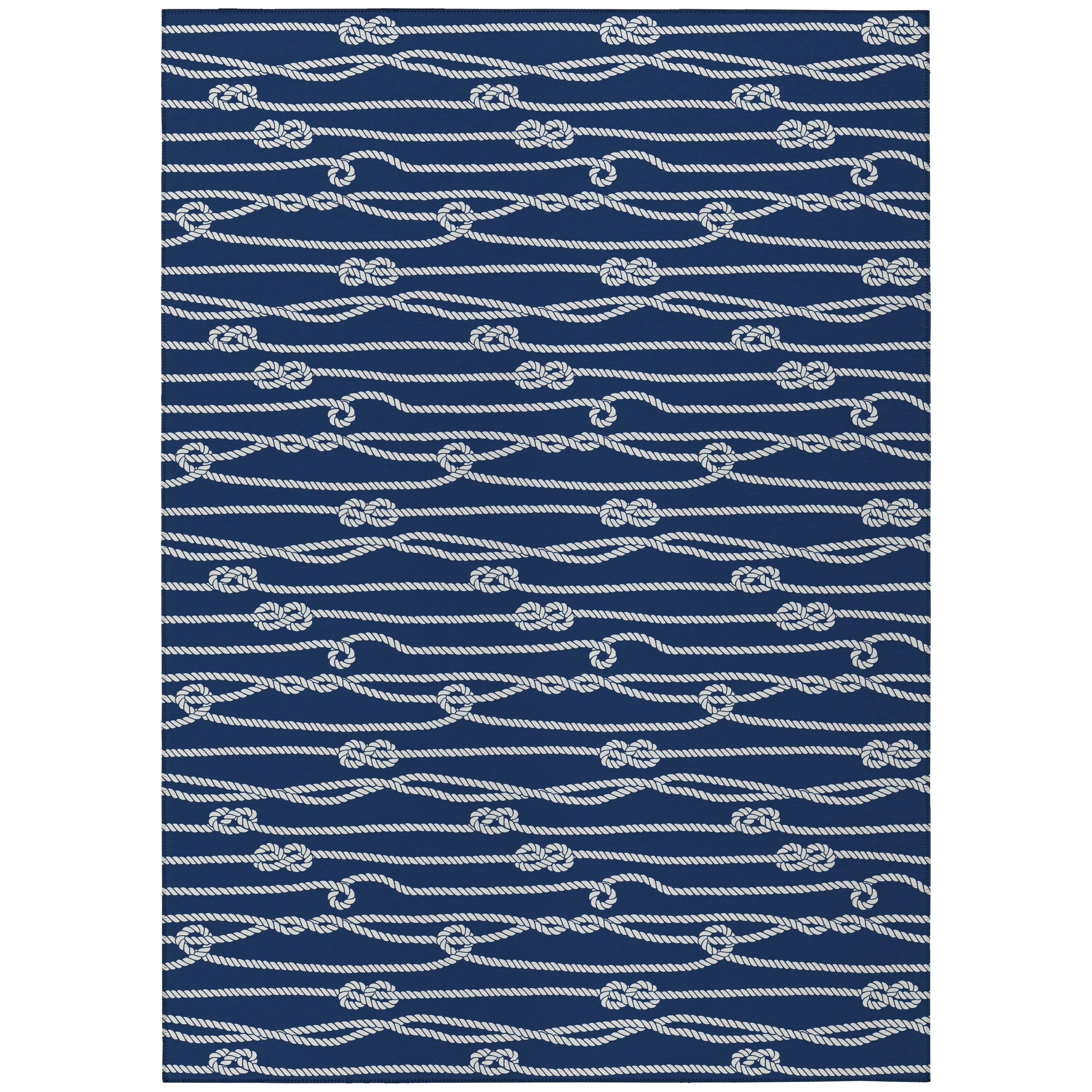 Indoor/Outdoor Harpswell Ocean Rope Washable Rug