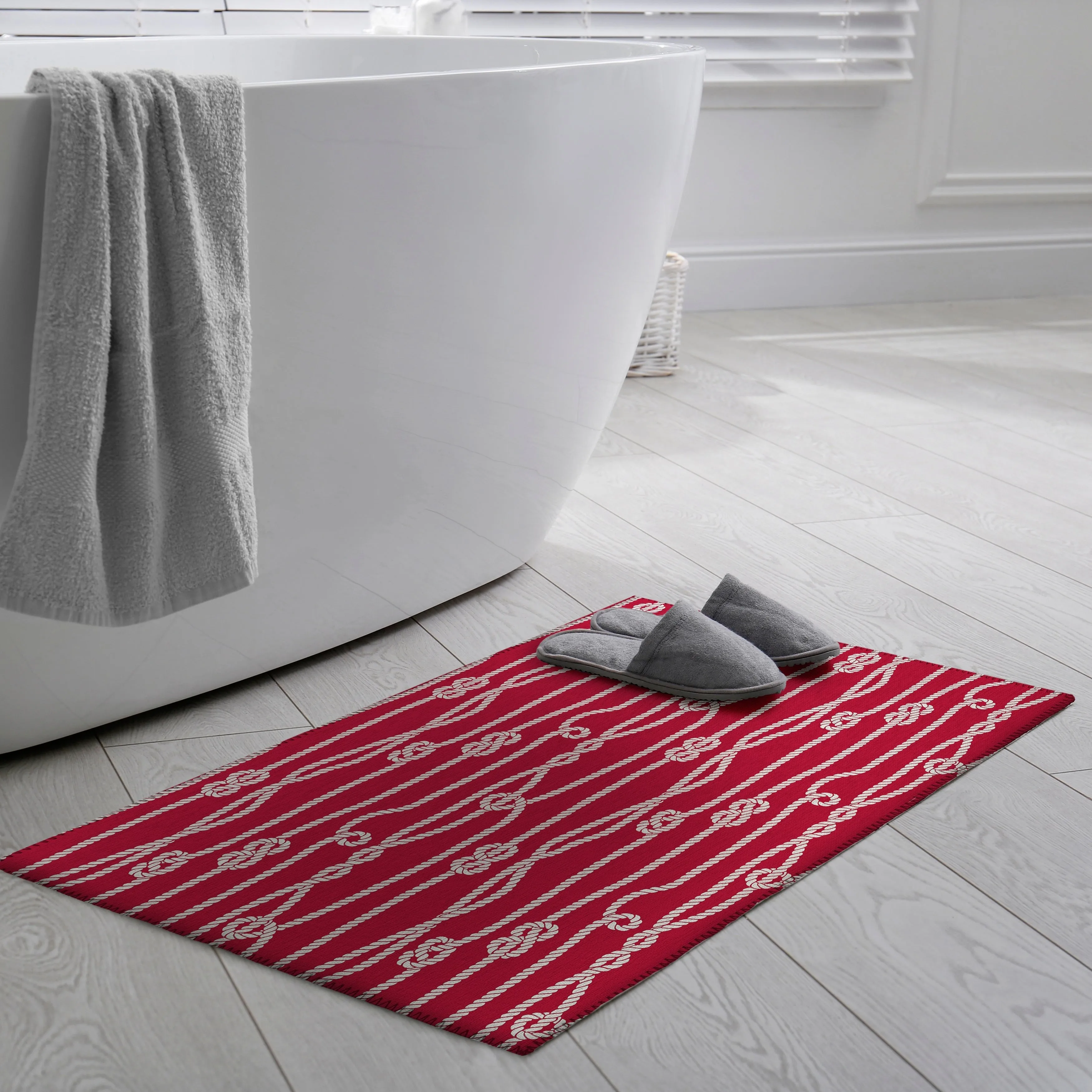 Indoor/Outdoor Harpswell Ocean Rope Washable Rug