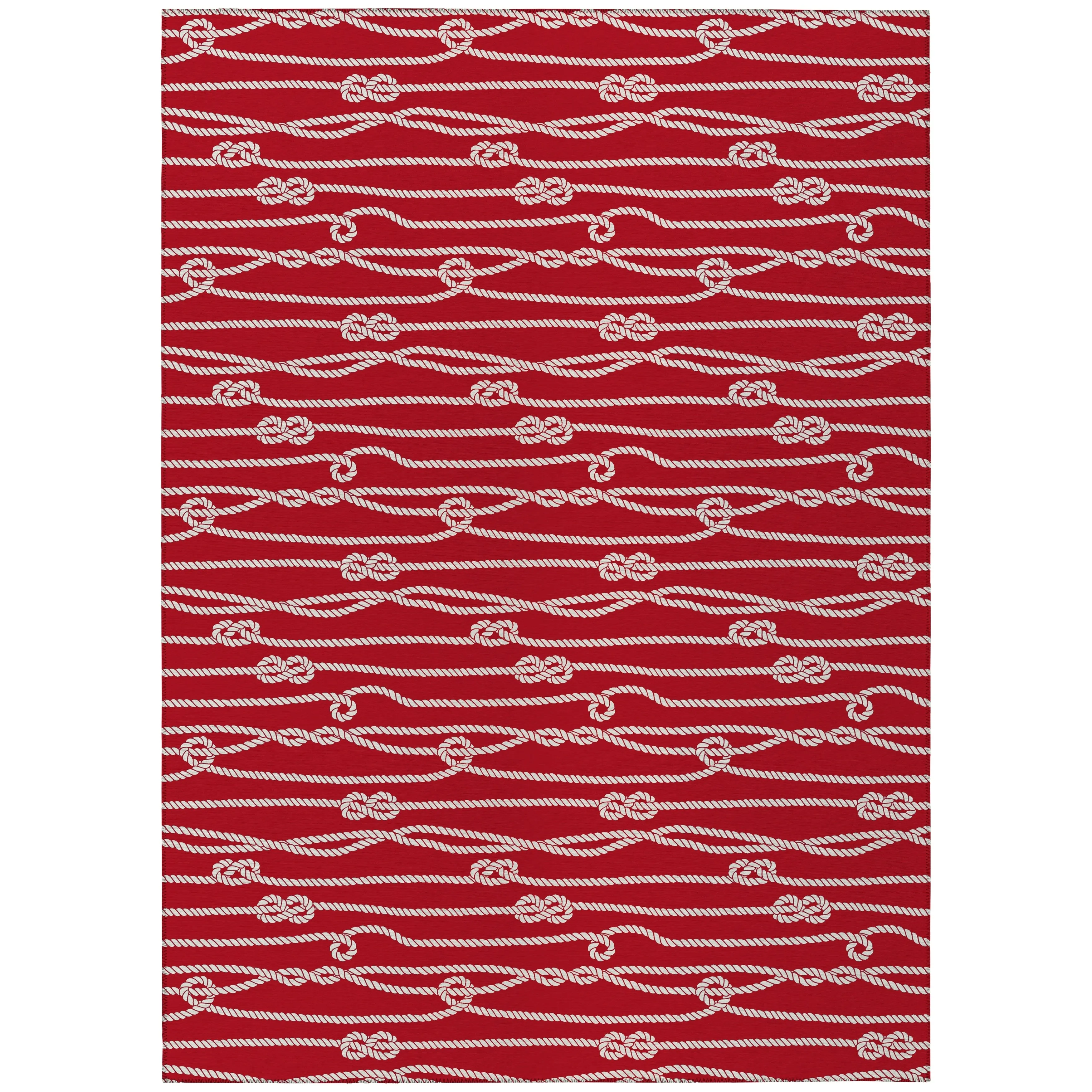 Indoor/Outdoor Harpswell Ocean Rope Washable Rug