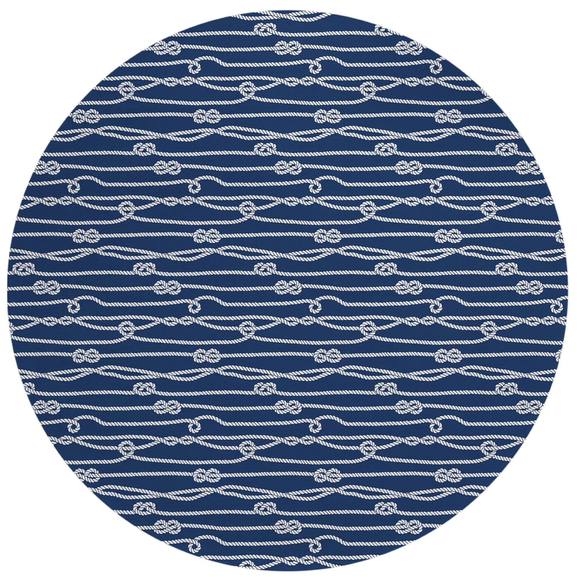 Indoor/Outdoor Harpswell Ocean Rope Washable Rug