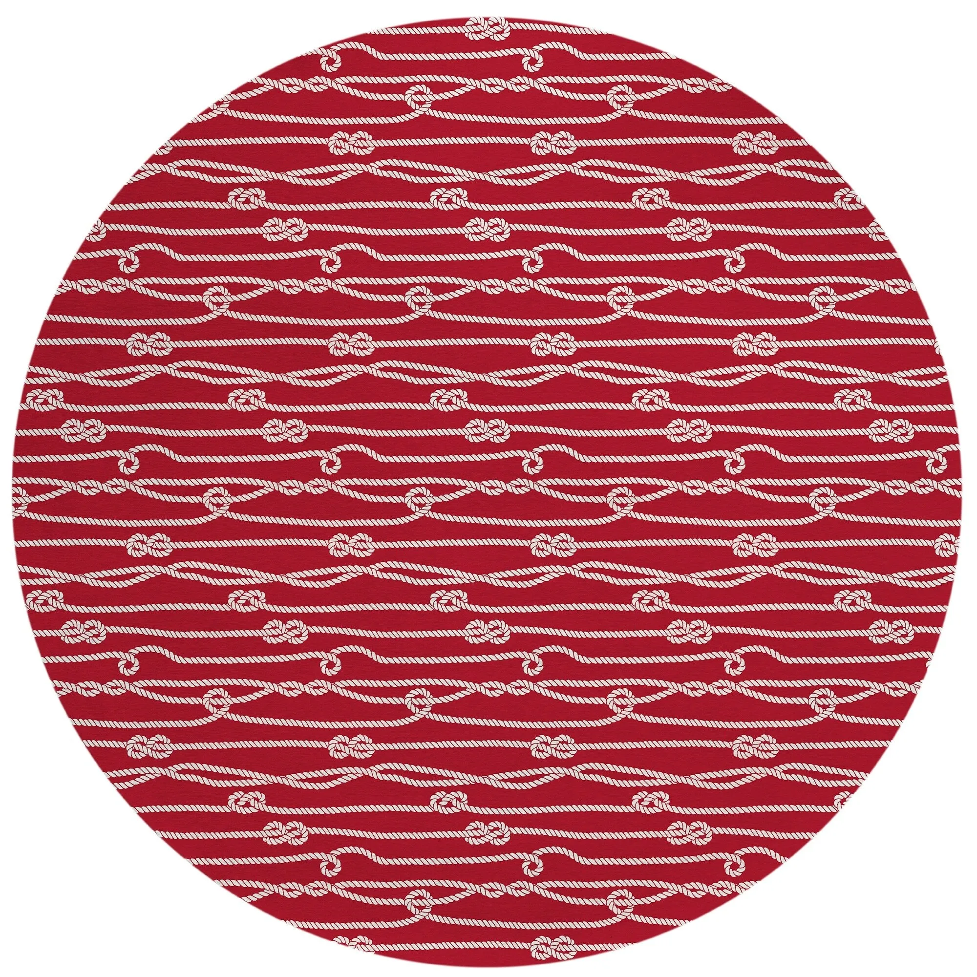 Indoor/Outdoor Harpswell Ocean Rope Washable Rug