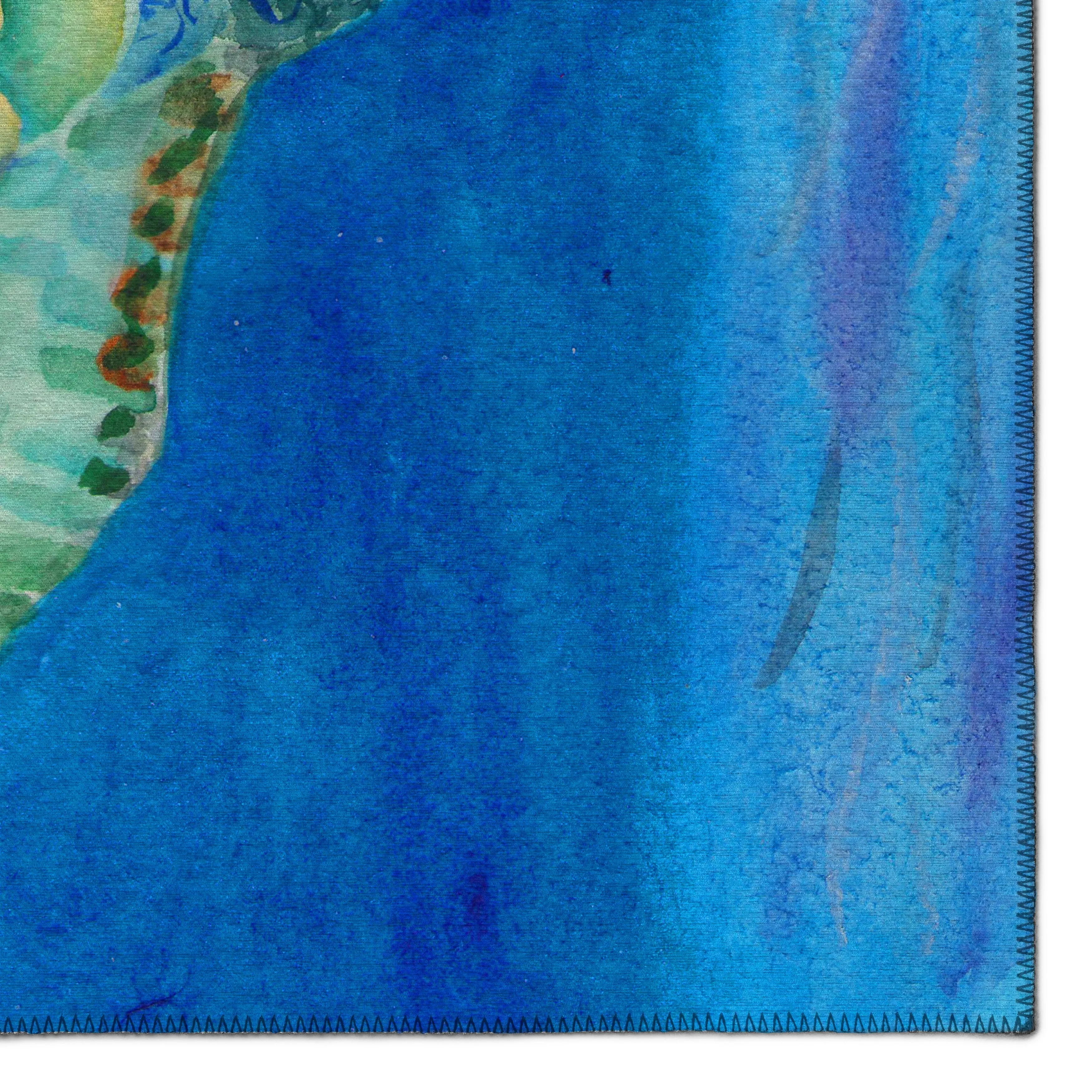 Indoor/Outdoor Harpswell Turtle Washable Rug