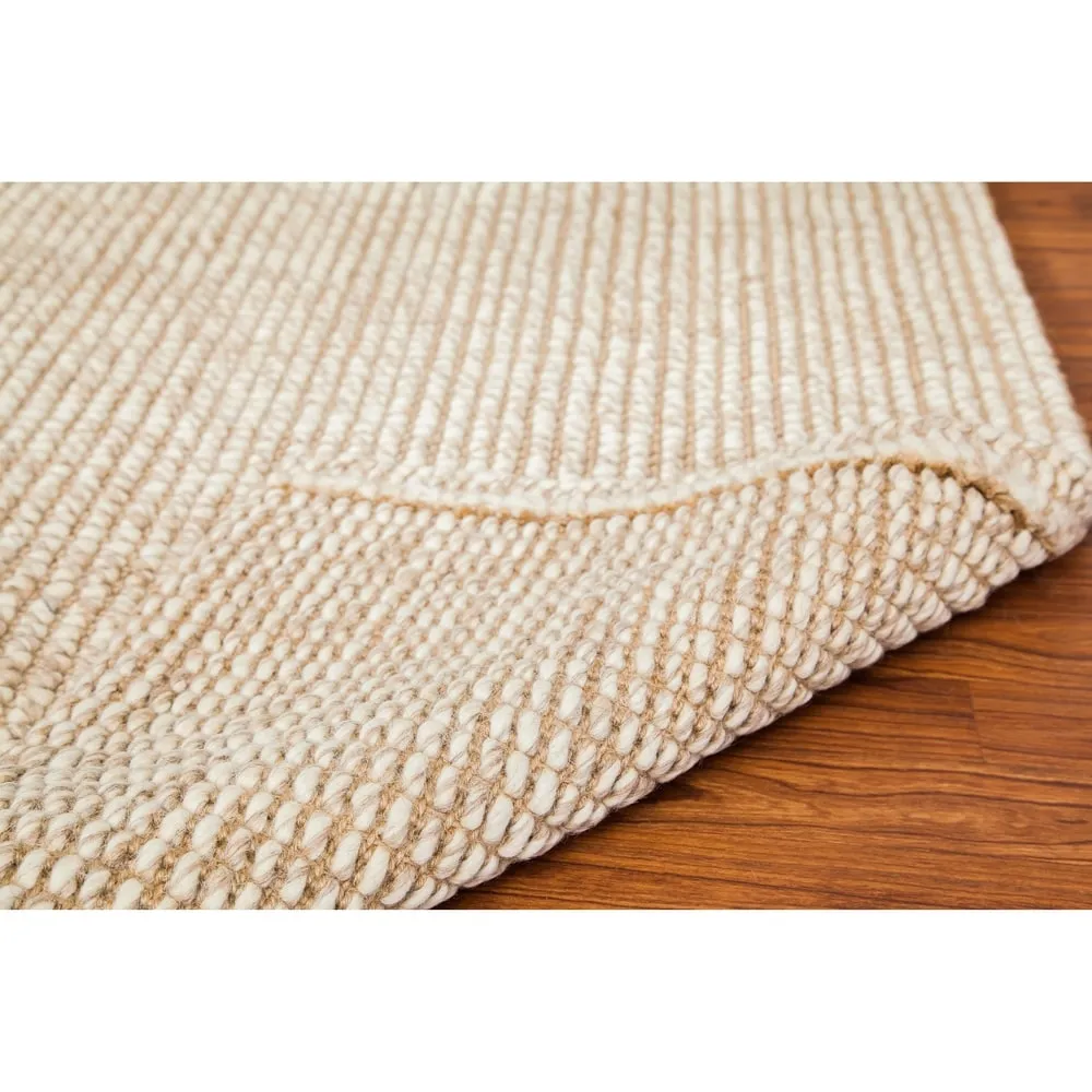 Jani Lhasa Ribbed Loop Wool and Jute Rug