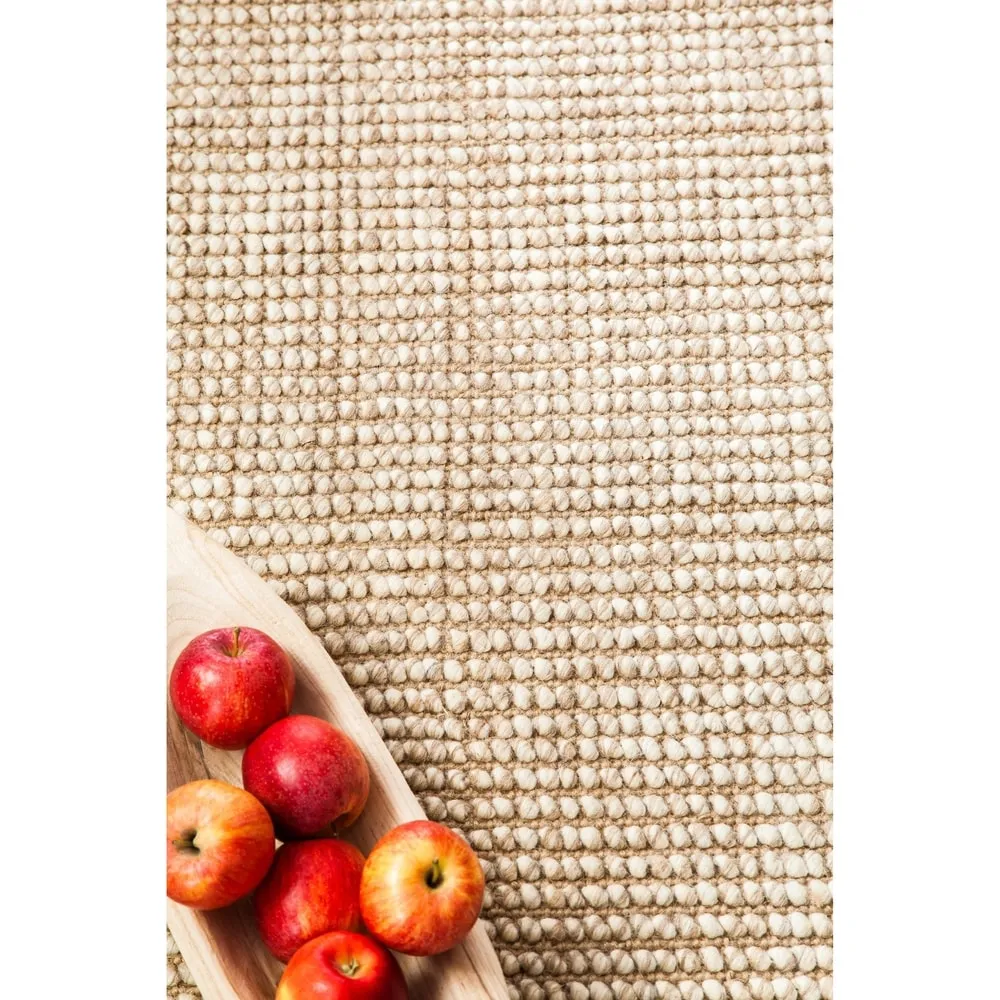 Jani Lhasa Ribbed Loop Wool and Jute Rug