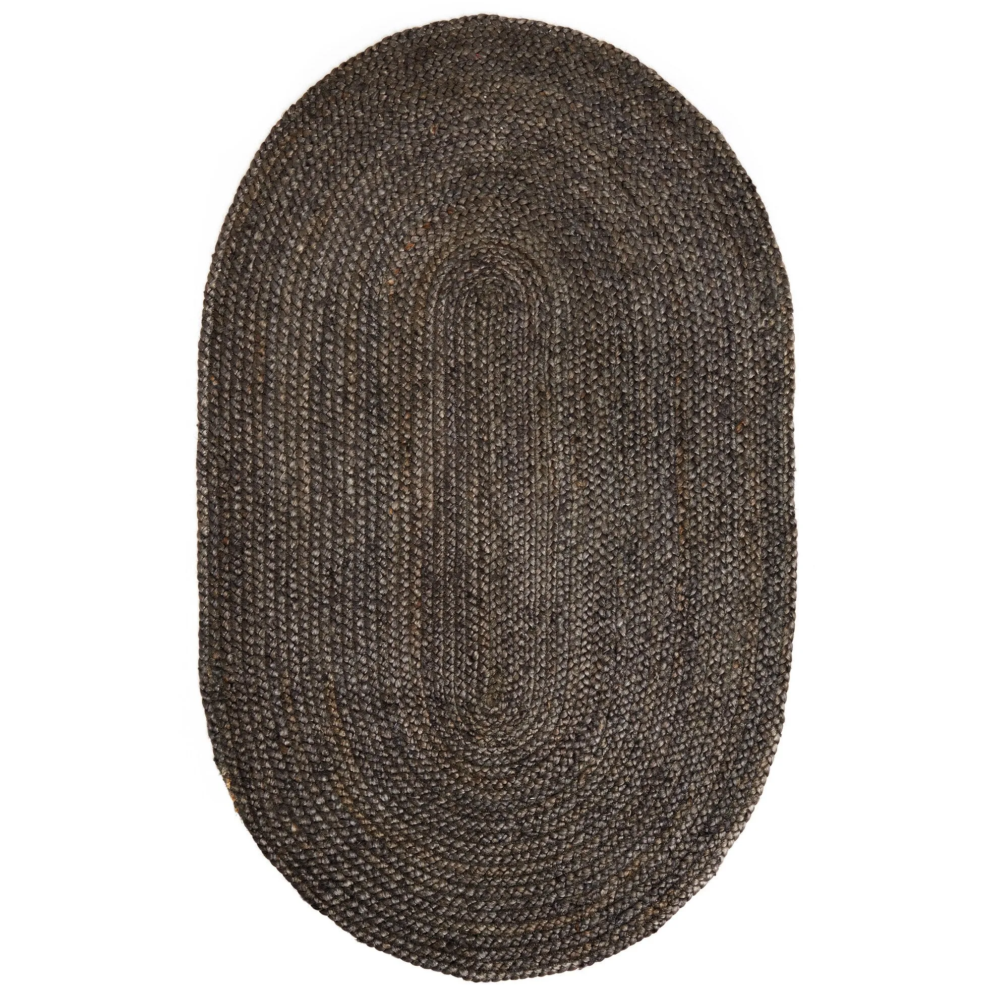 Jani Tara Braided Natural Jute Area Rug - Kerala Round Rug. 4-Feet. Durable. Superior Quality
