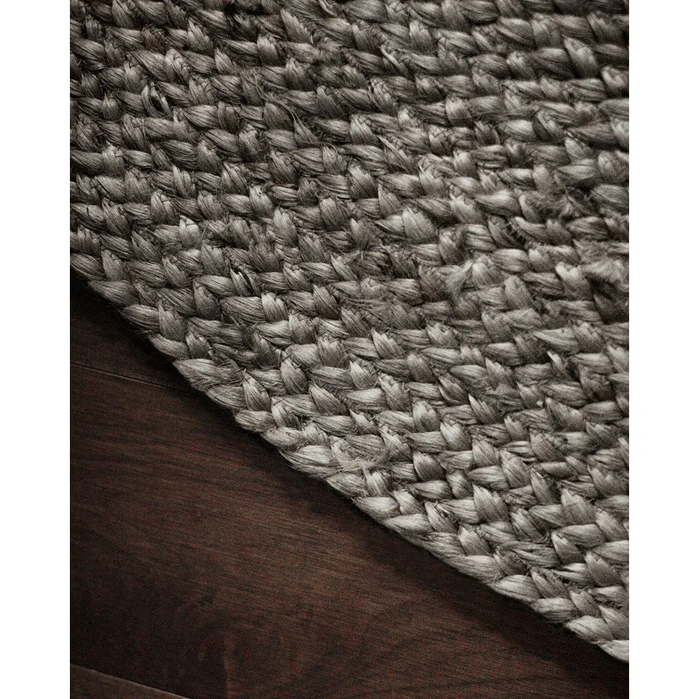 Jani Tara Braided Natural Jute Area Rug - Kerala Round Rug. 4-Feet. Durable. Superior Quality