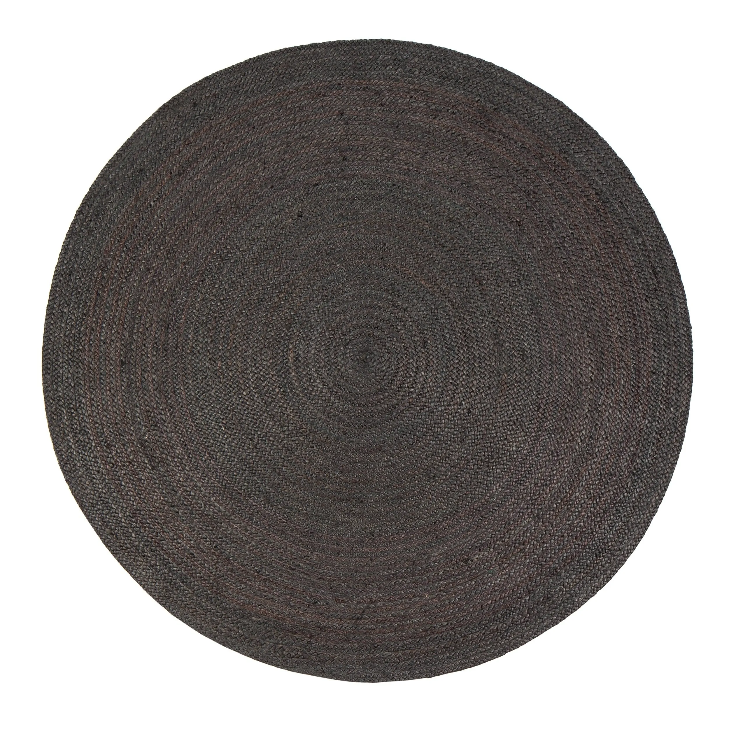 Jani Tara Braided Natural Jute Area Rug - Kerala Round Rug. 4-Feet. Durable. Superior Quality