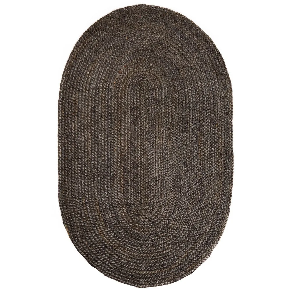 Jani Tara Braided Natural Jute Area Rug - Kerala Round Rug. 4-Feet. Durable. Superior Quality