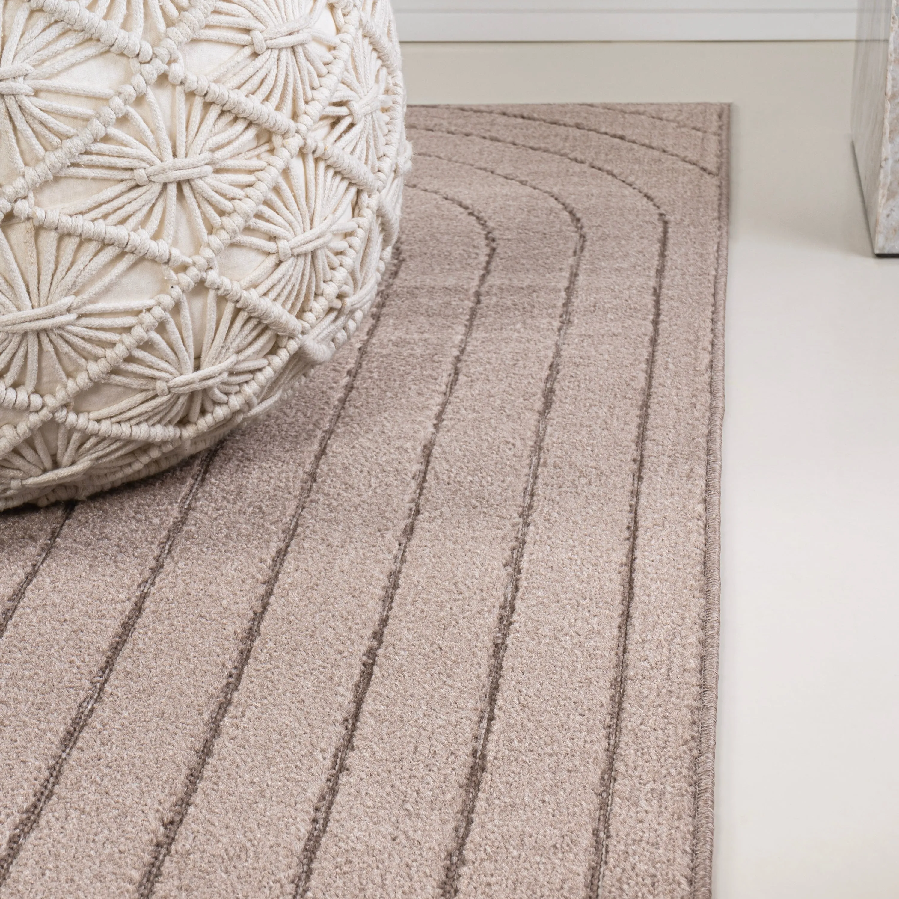 JONATHAN Y Aarhus Minimalist Angle Geometric Ivory/Cream Area Rug